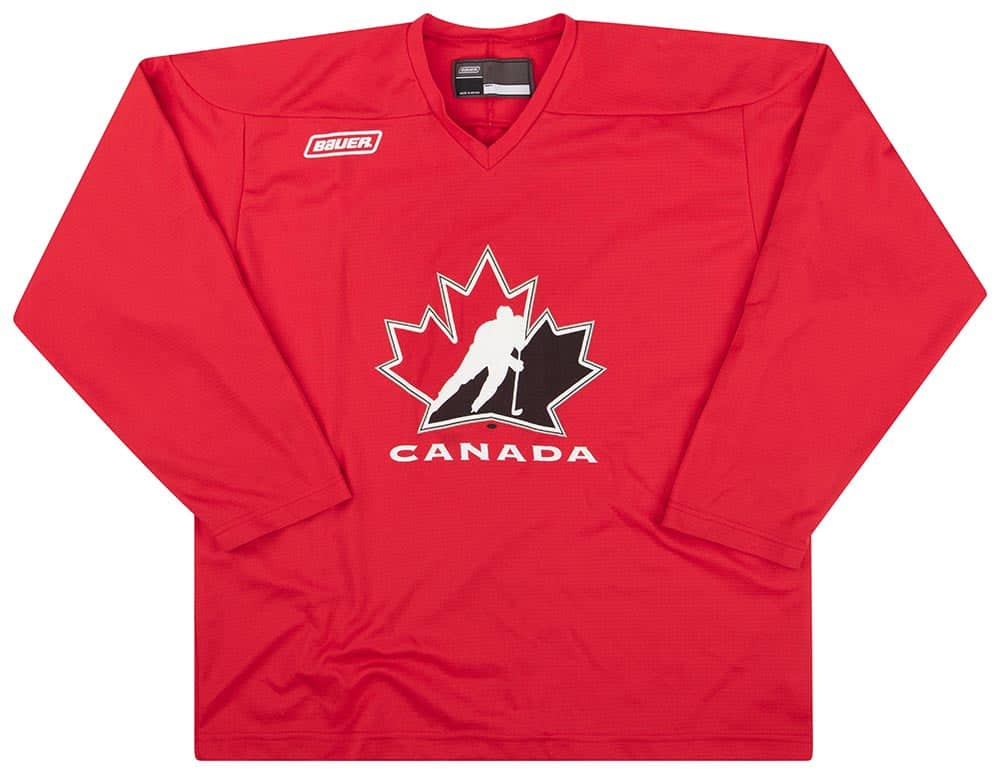 2000s Canada National Hockey Team Bauer Practice Jersey L