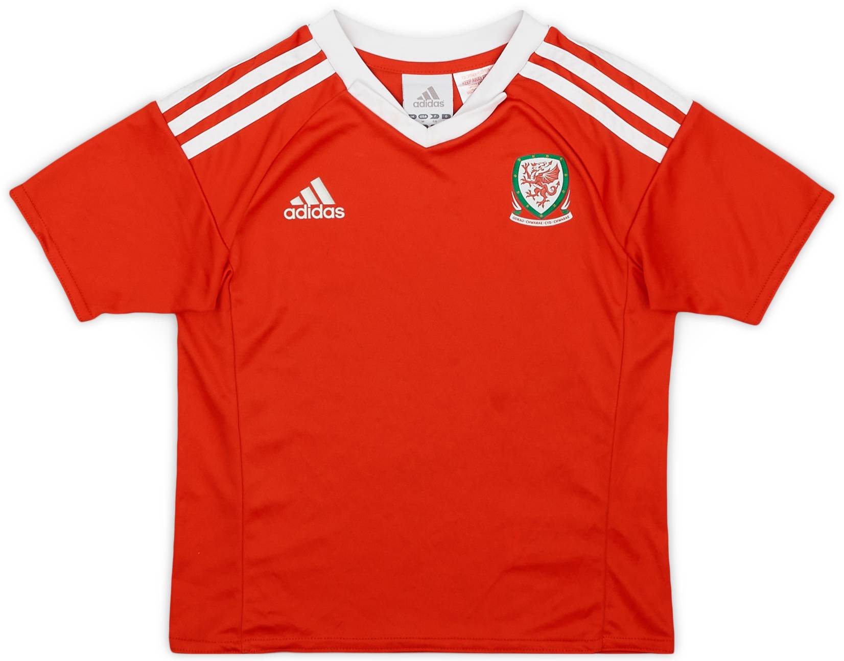 2016-17 Wales Home Shirt - 8/10 - (3-4 Years)