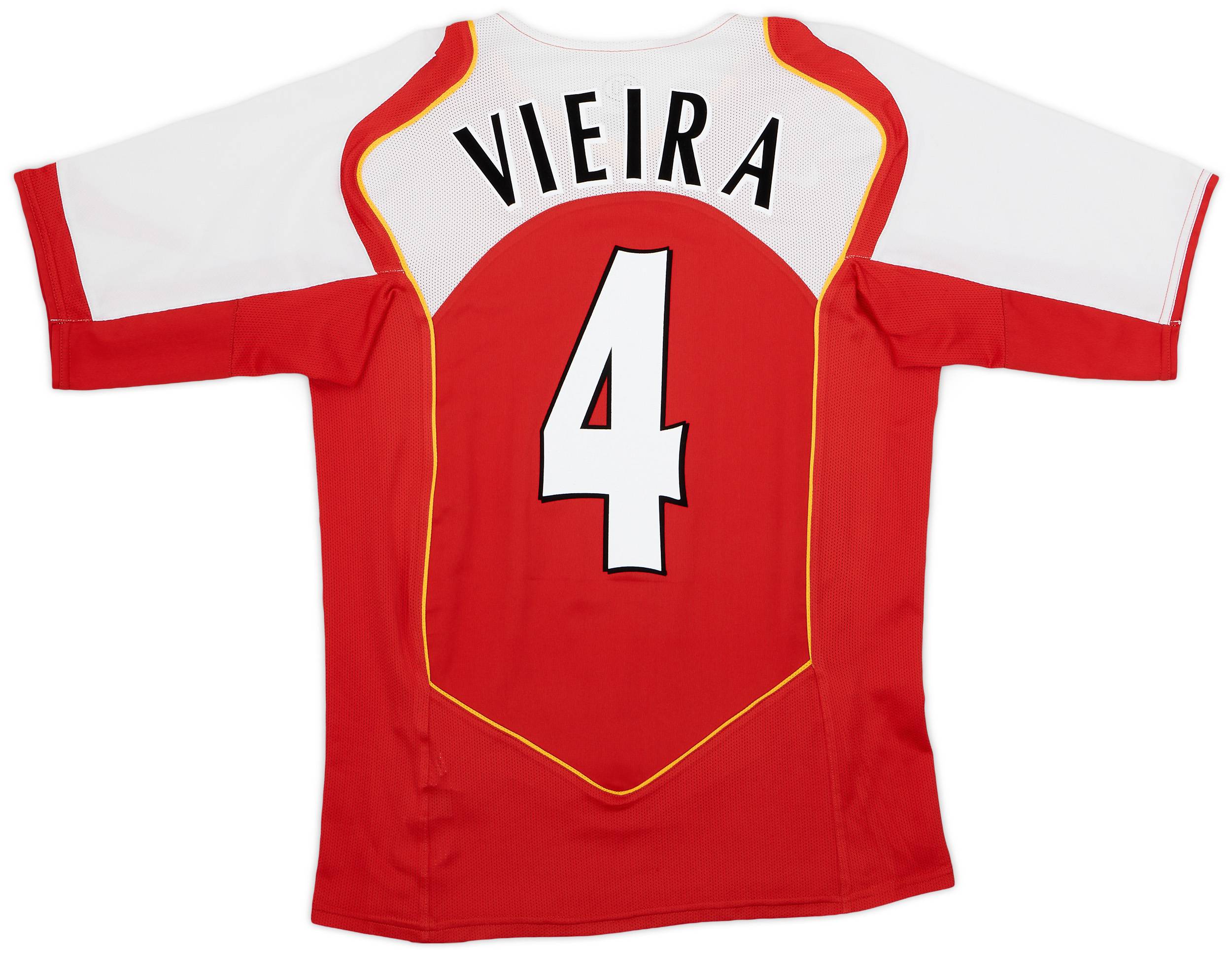 2004-05 Arsenal Home Shirt Vieira #4 - 7/10 - (S)