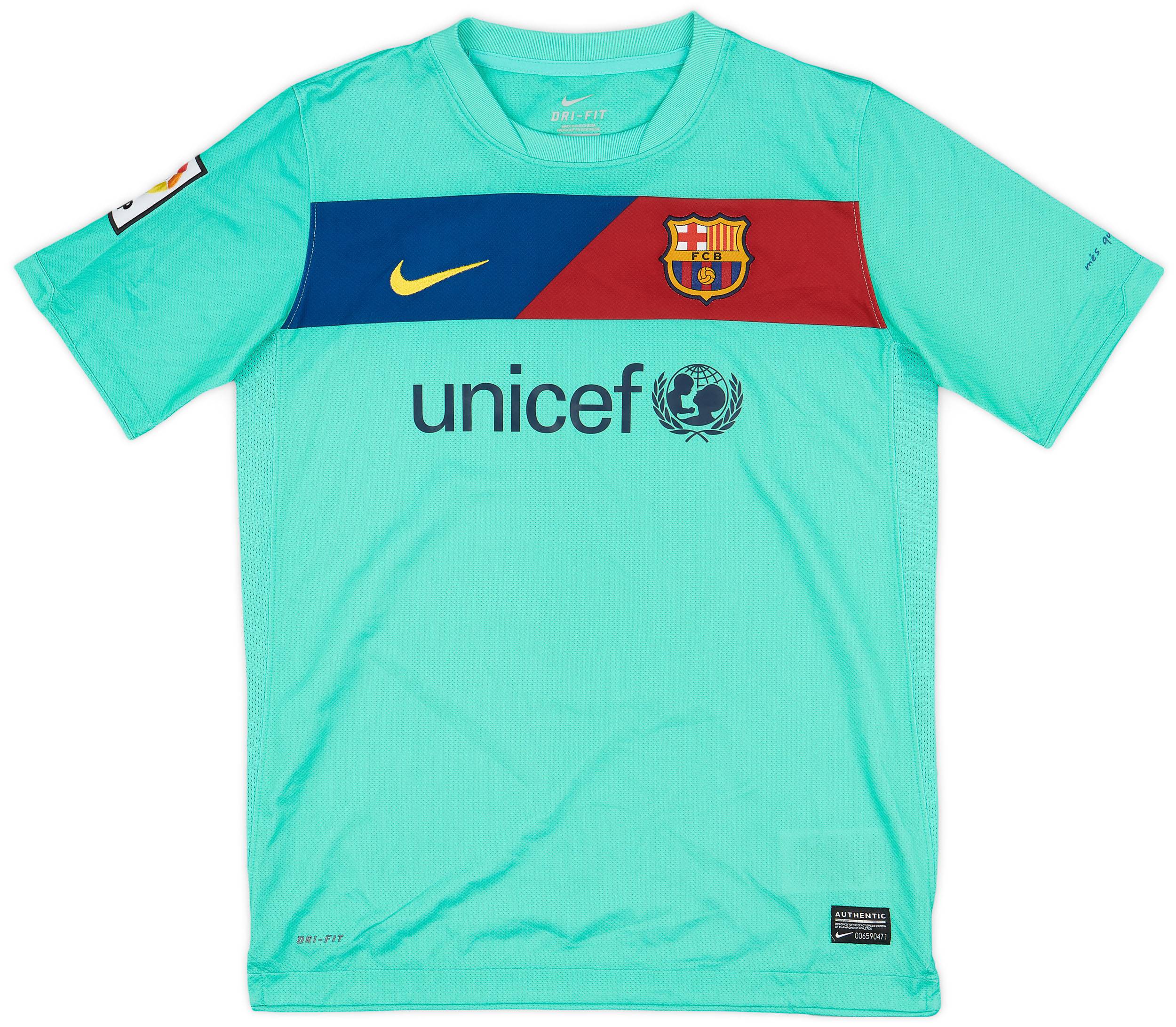 2010-11 Barcelona Away Shirt - 8/10 - (L.Boys)