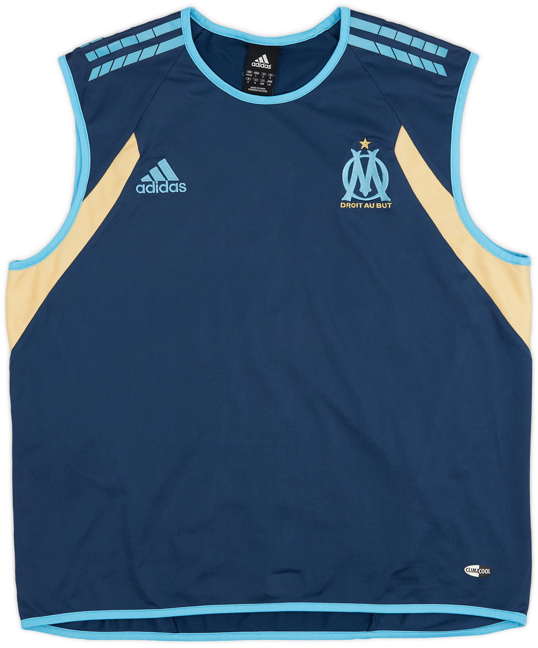 2005-06 Olympique Marseille Training Vest - 8/10 - (L/XL)