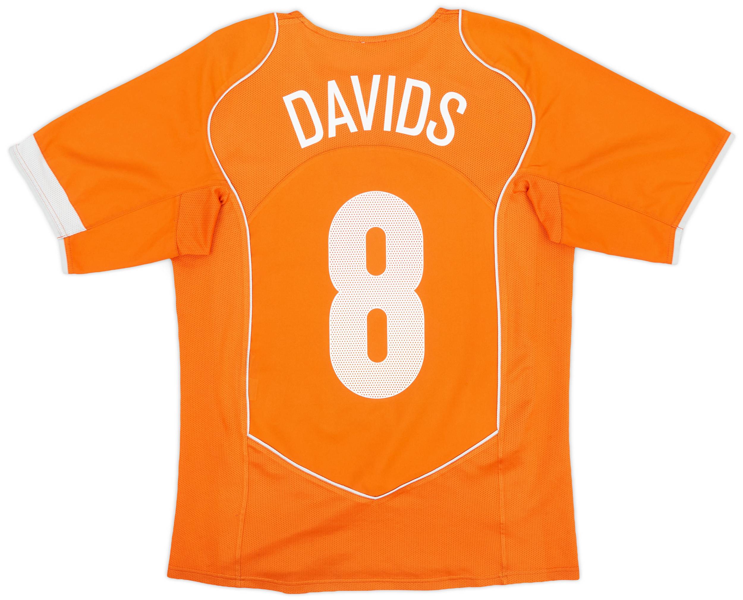2002-04 Netherlands Away Shirt Davids #8 - 6/10 - (L)