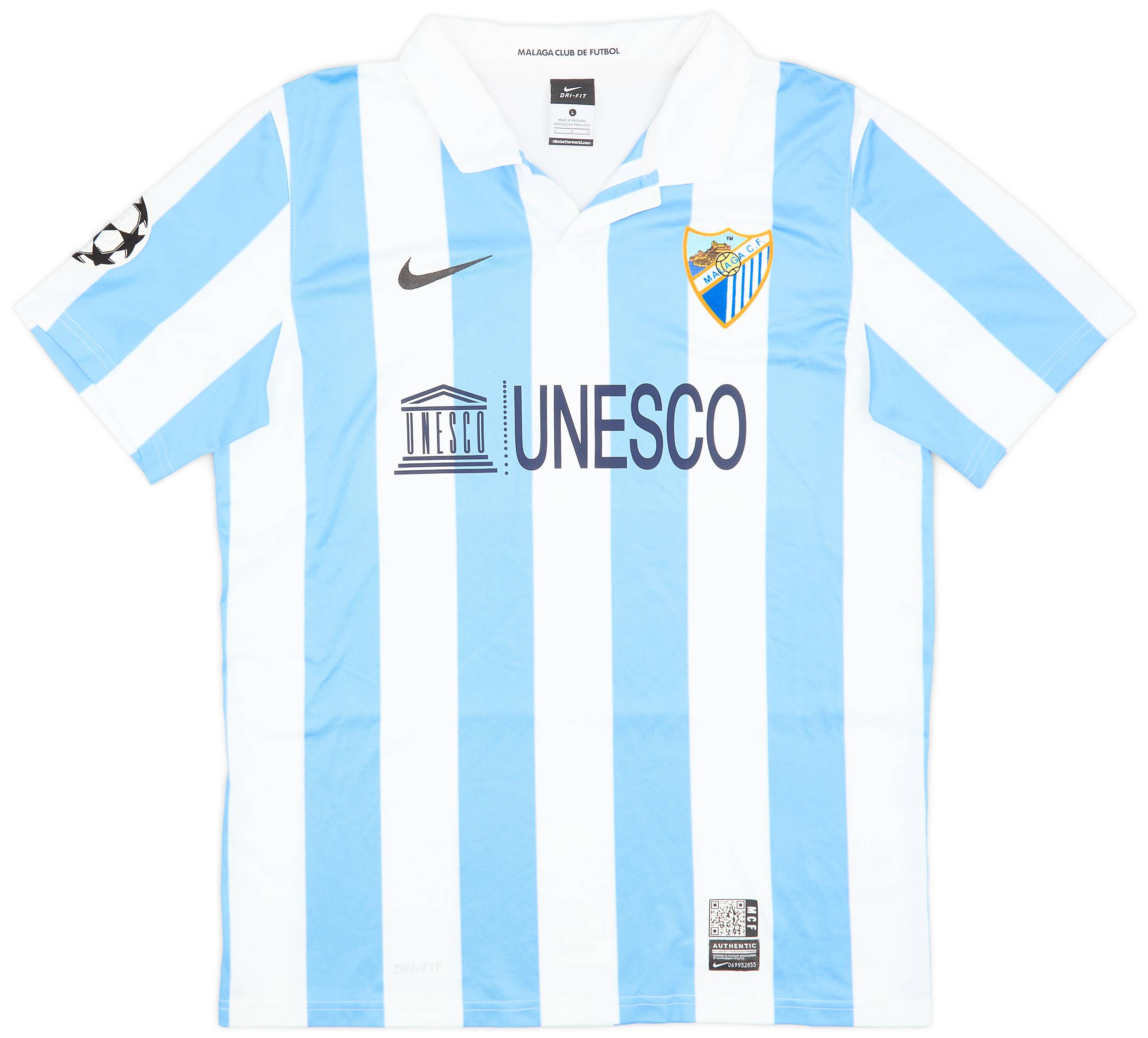 2012-13 Malaga CL Home Shirt - 10/10 - (L)