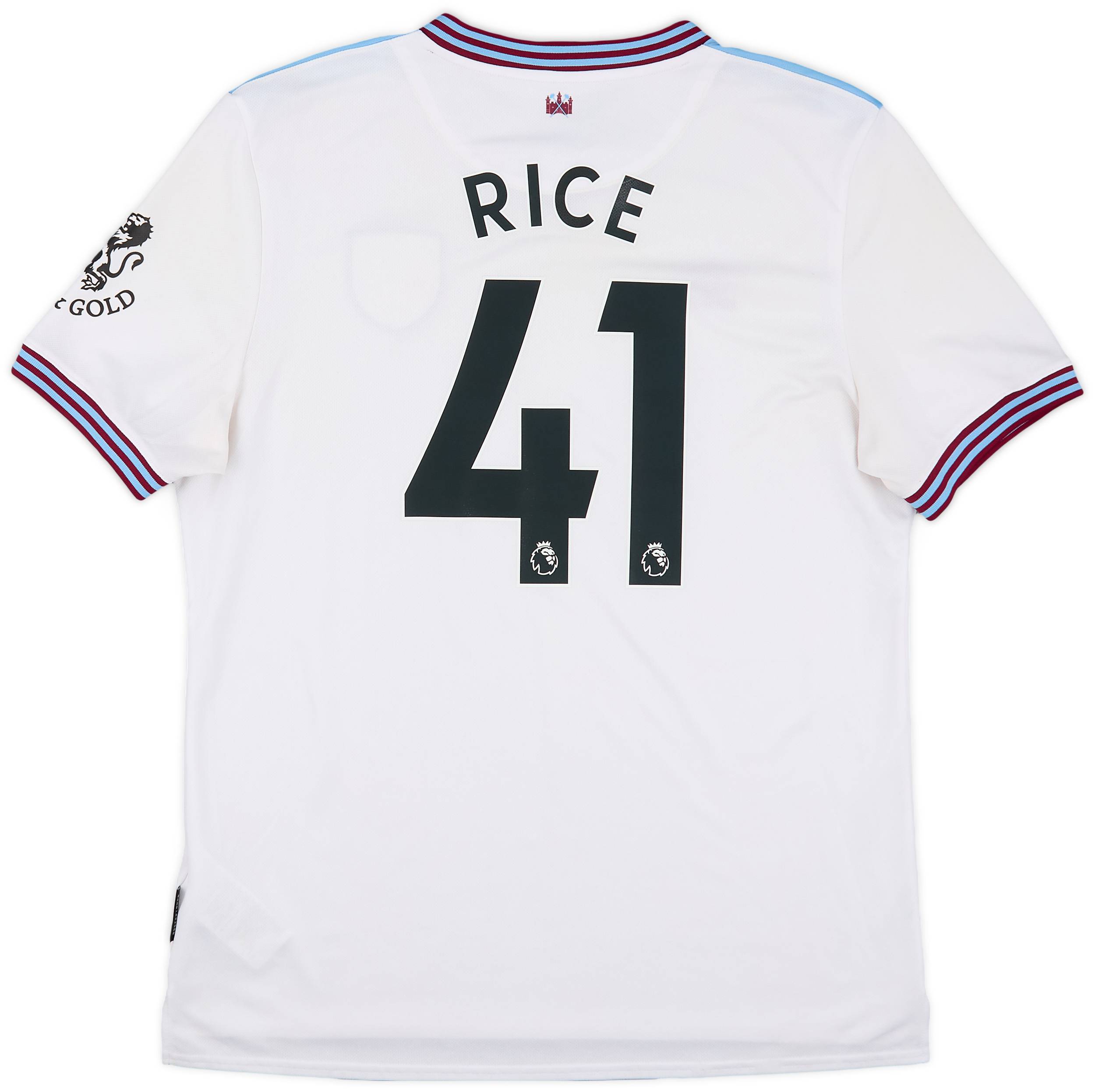 2019-20 West Ham Away Shirt Rice #41 - 6/10 - (XL)