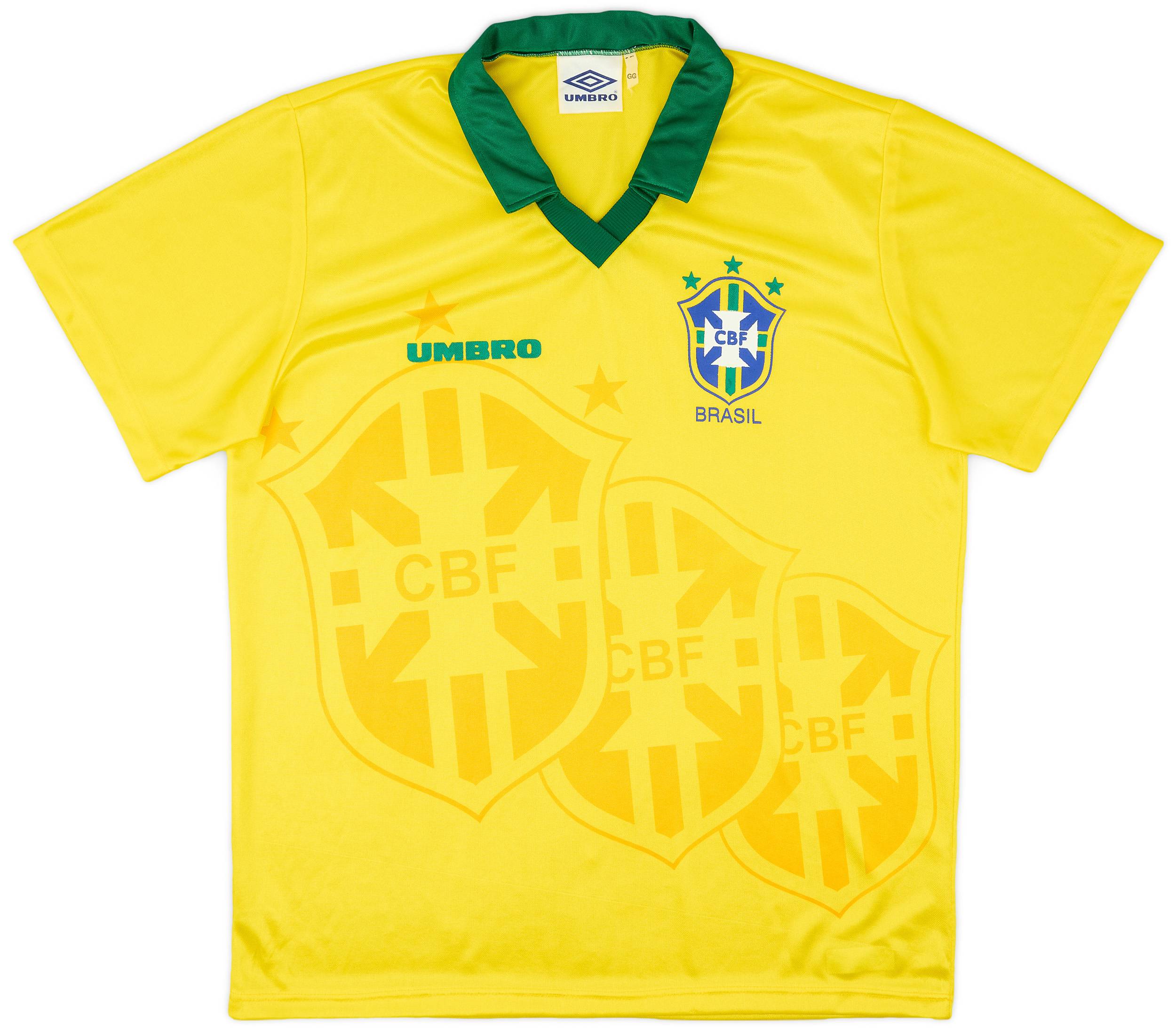 1994 Brazil Home Shirt - 9/10 - (XL)