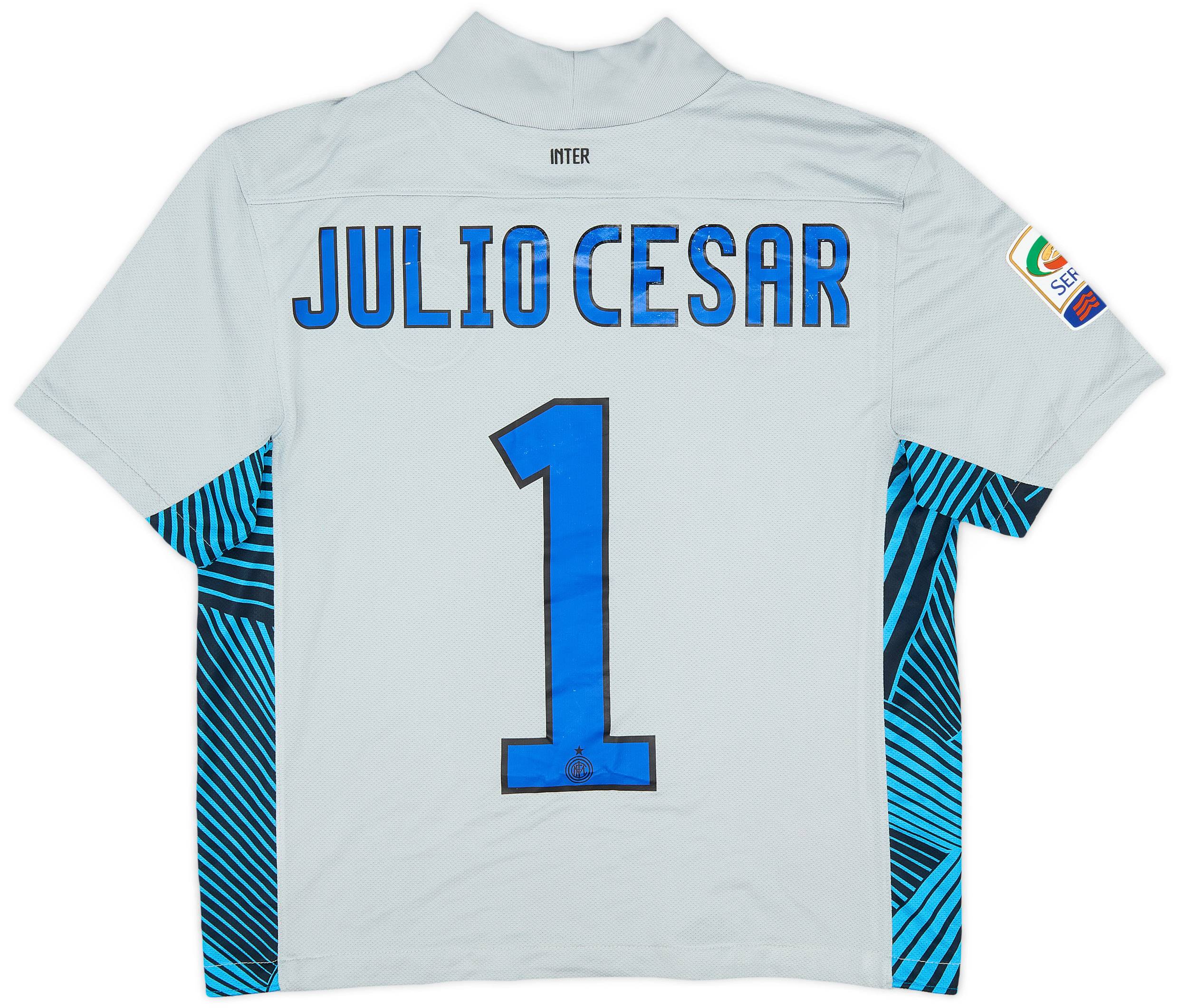 2011-12 Inter Milan GK Shirt Julio Cesar #1 - 8/10 - (S)