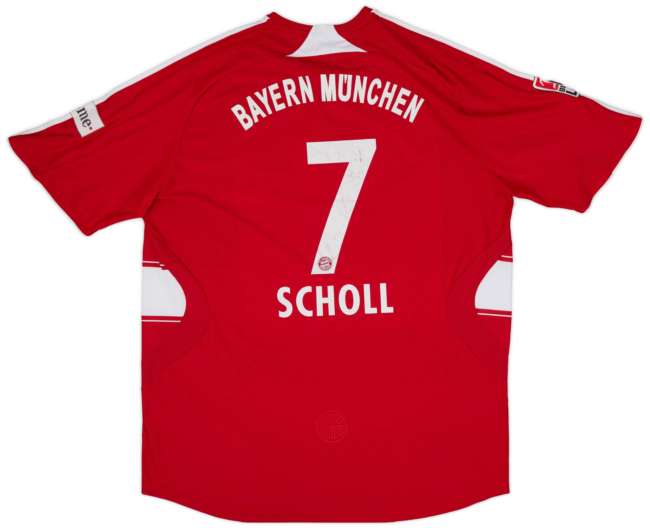 2007-08 Bayern Munich Home Shirt Scholl #7 - 5/10 - (XXL)