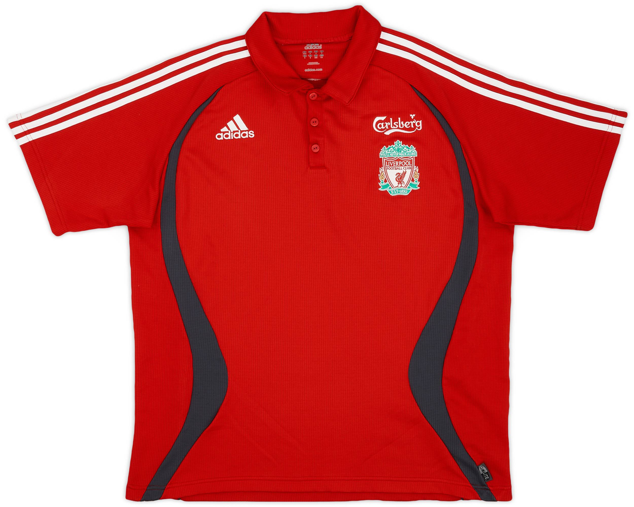 2006-07 Liverpool adidas Polo Shirt - 9/10 - (L/XL)