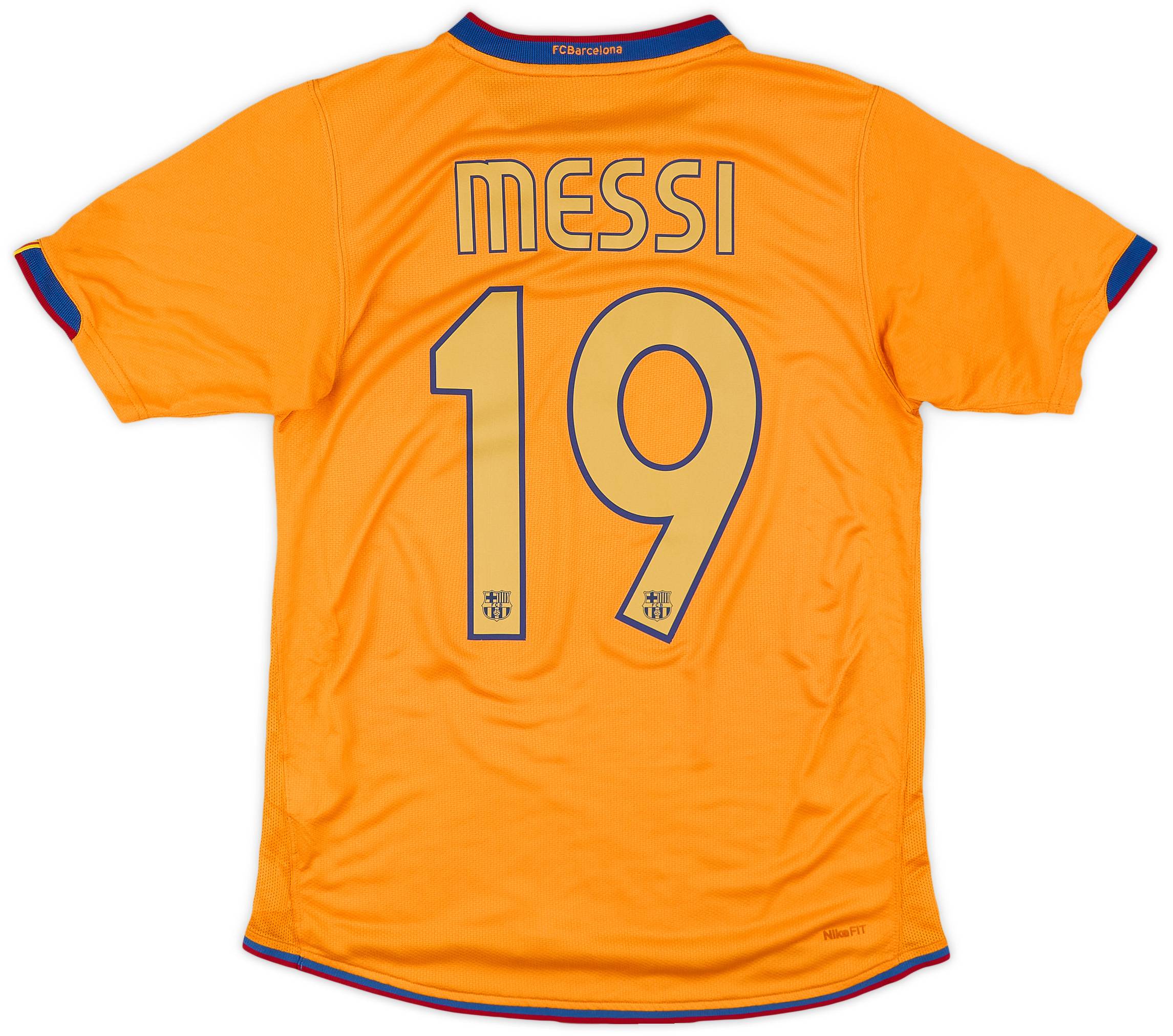2006-08 Barcelona Away Shirt Messi #19 - 5/10 - (S)