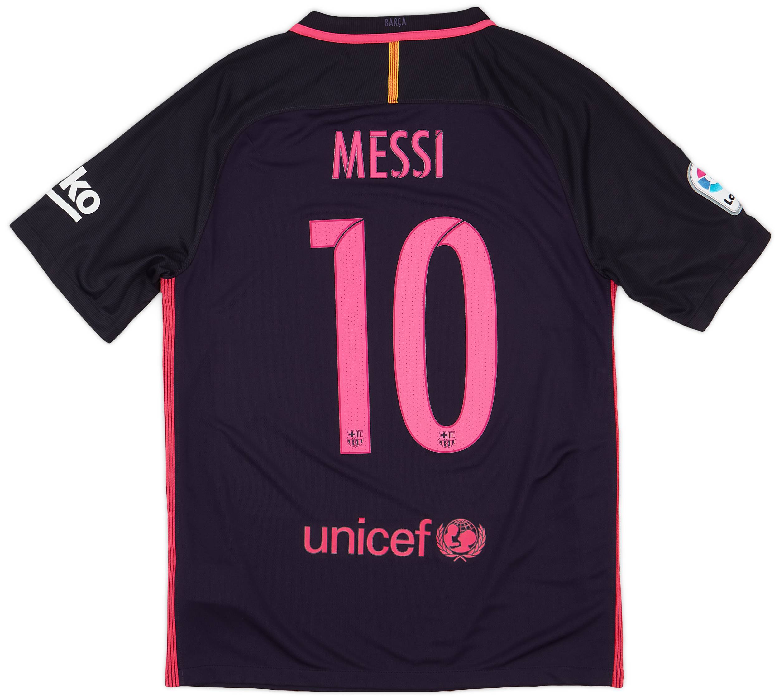 2016-17 Barcelona Away Shirt Messi #10 (M)