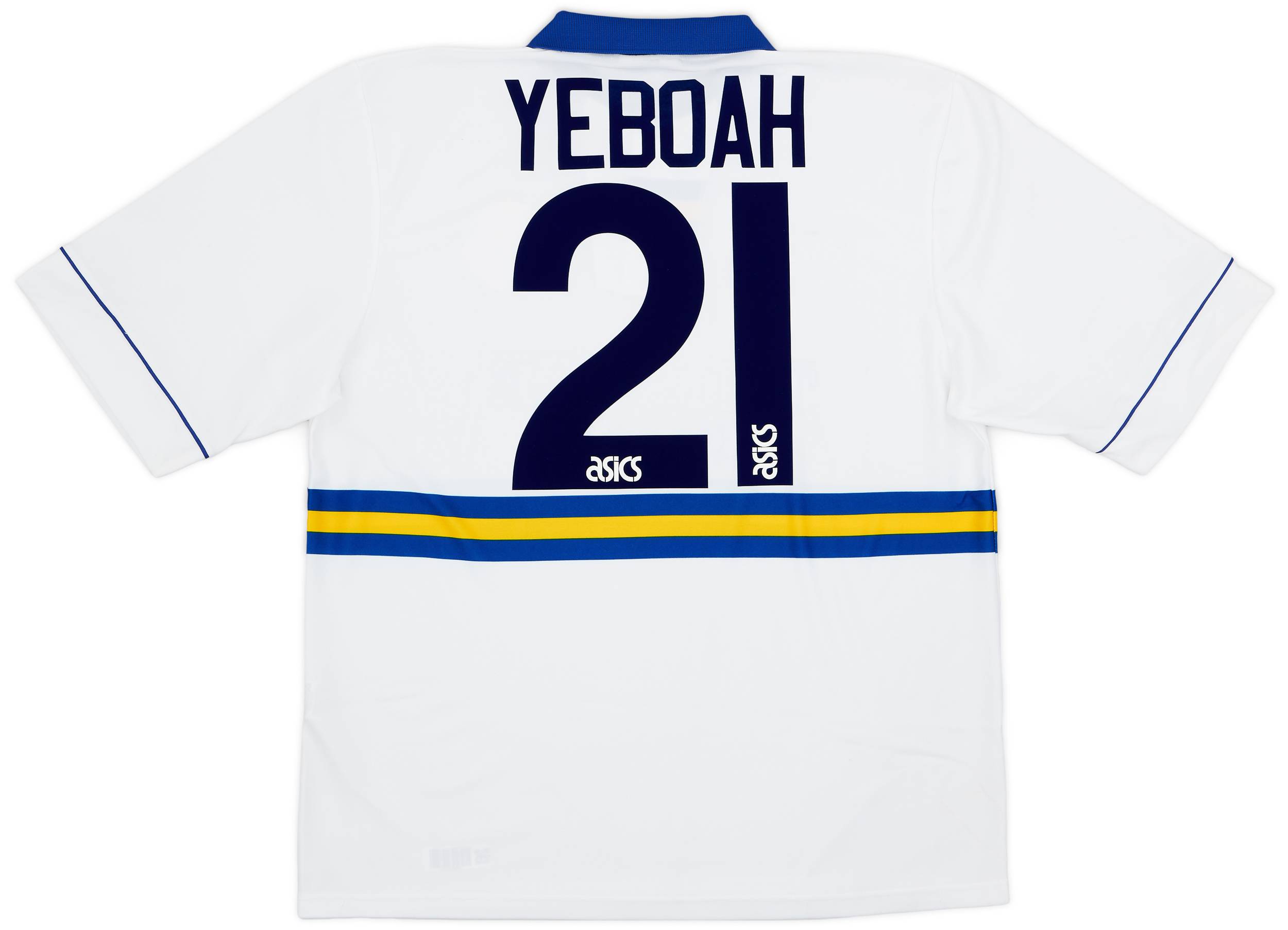 1993-95 Leeds United Home Shirt Yeboah #21 - 7/10 - (L)
