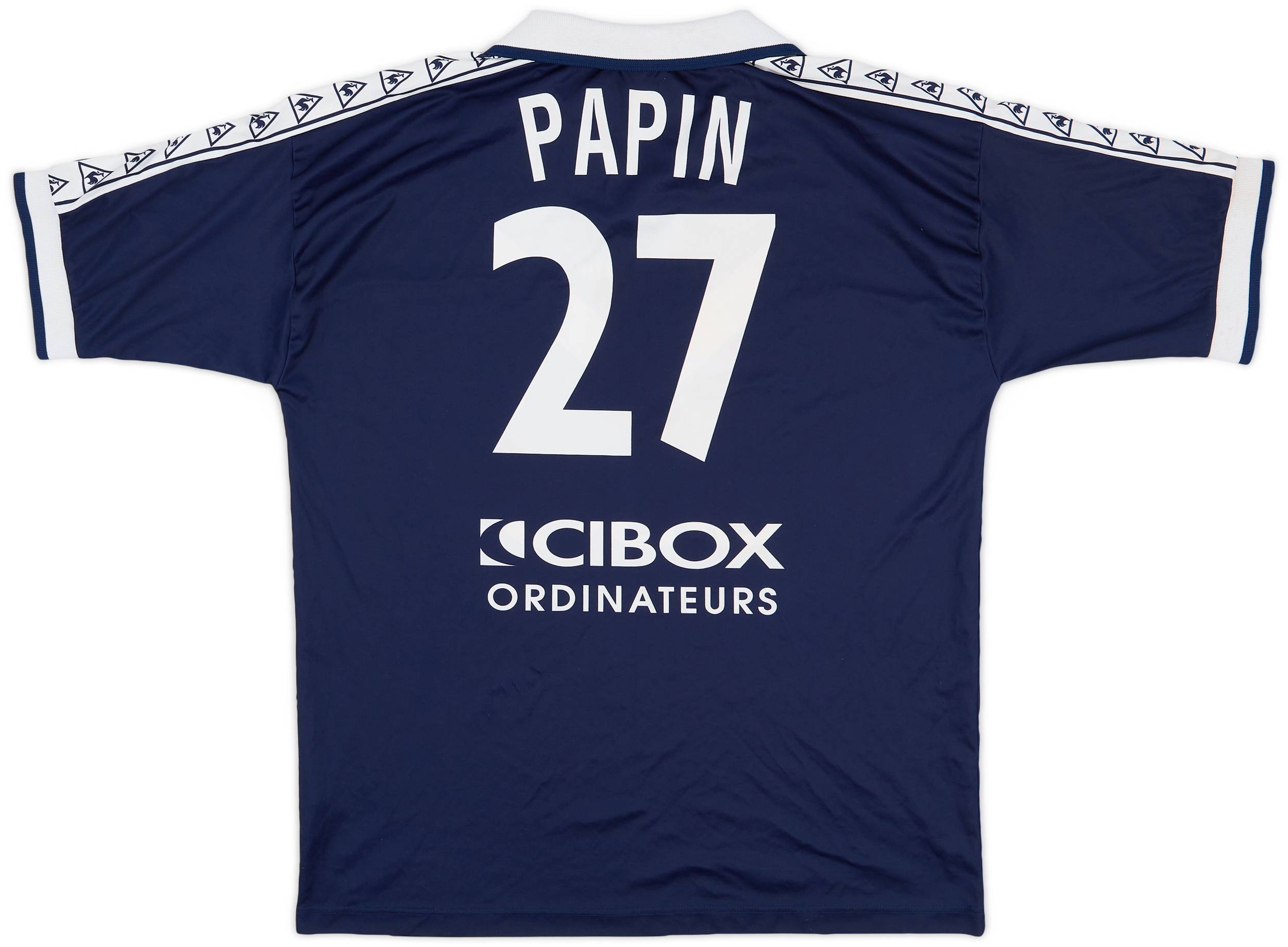 1996-97 Bordeaux Home Shirt Papin #27 - 7/10 - (XL)