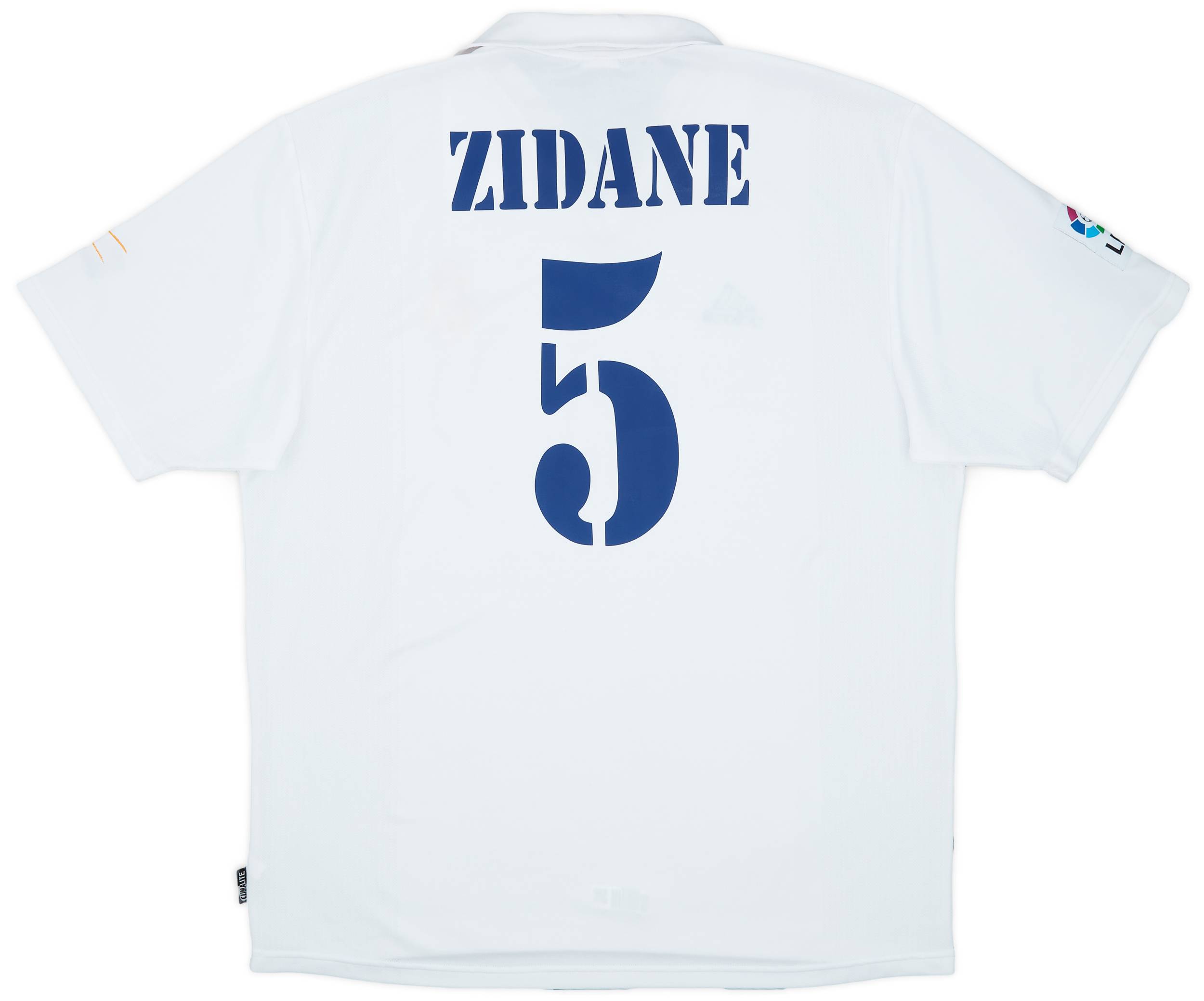 【最安値】 Real 2002-03 Madrid (XL) - 7/10 - #5 Zidane Shirt Home Centenary ウェア