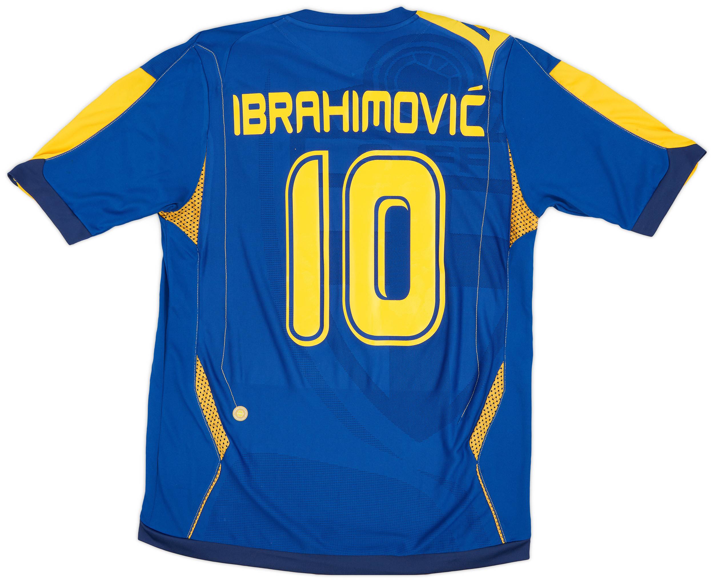 2006-08 Sweden Away Shirt Ibrahimović #10 - 8/10 - (S)