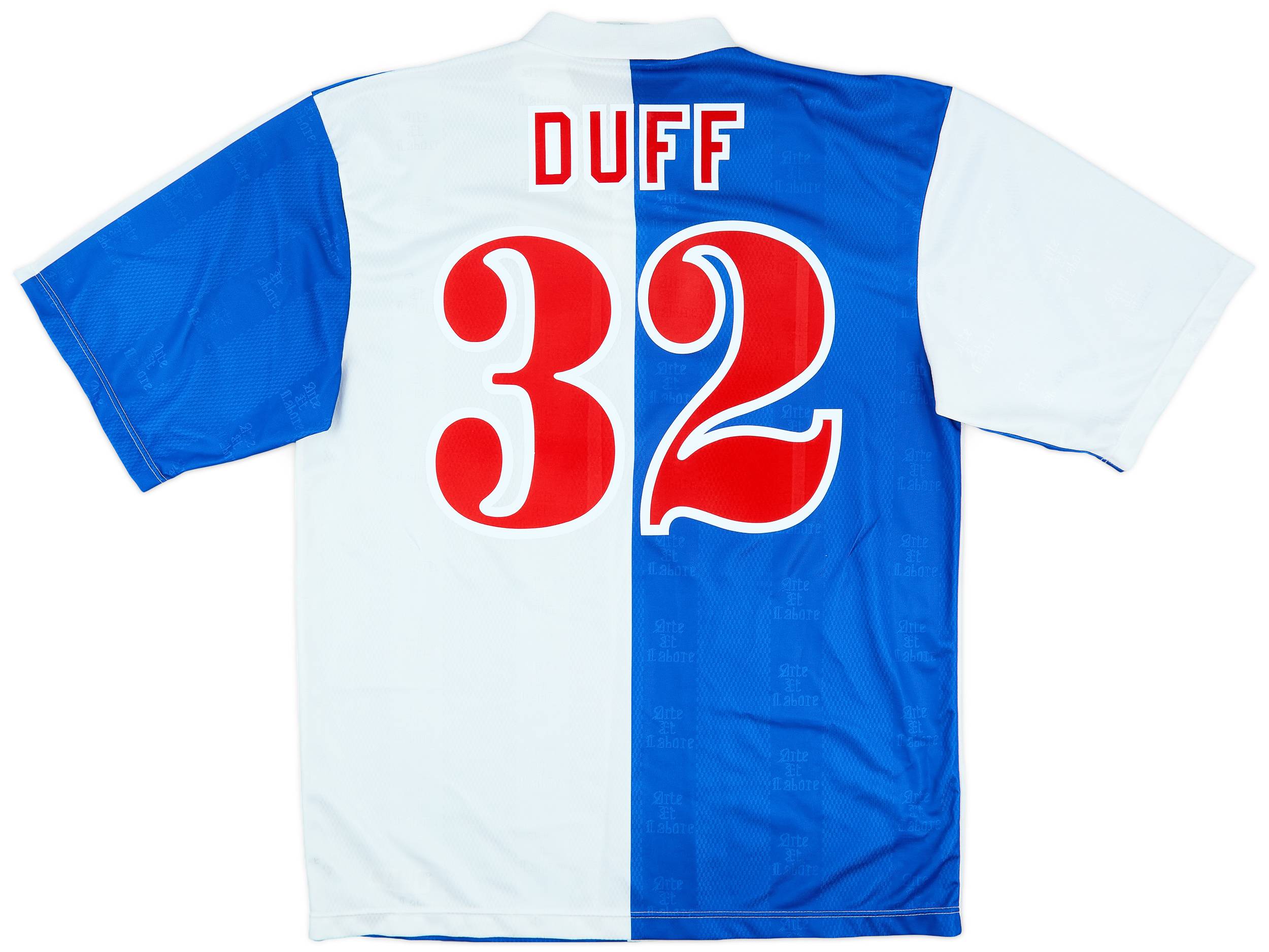 1996-98 Blackburn Home Shirt Duff #32 - 7/10 - (XL)