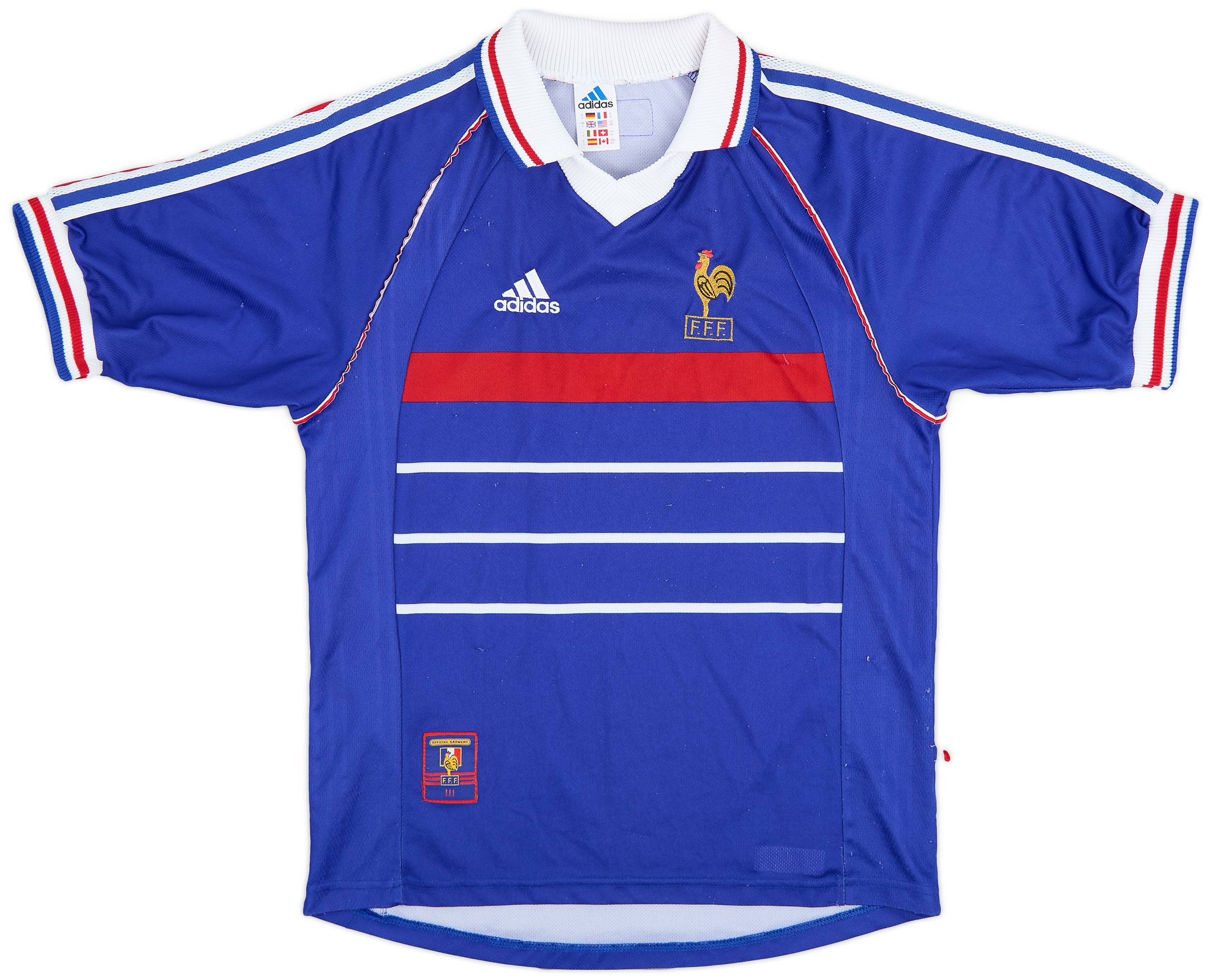 1998-00 France Home Shirt - 8/10 - (S)