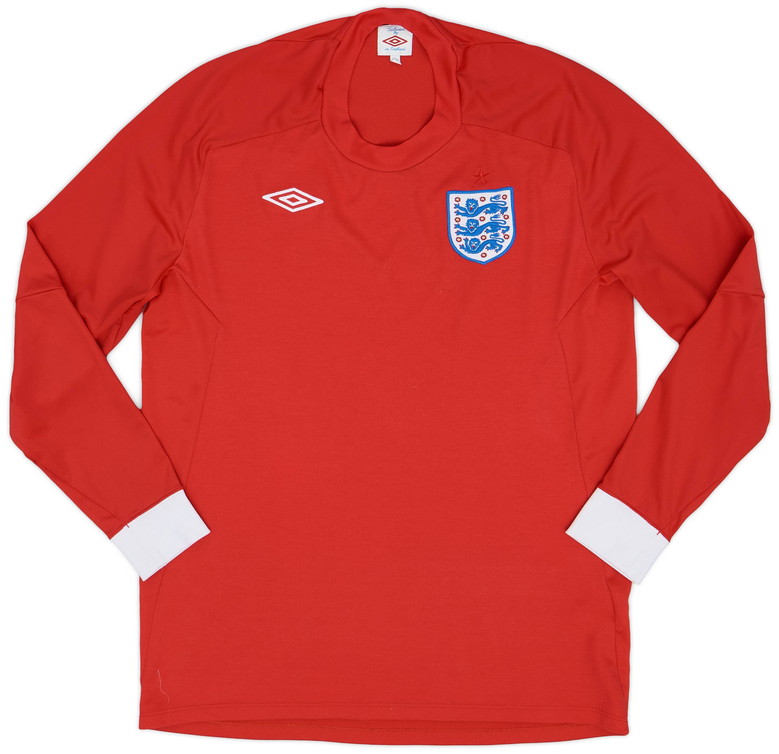 2010-11 England Away L/S Shirt - 9/10 - (L)