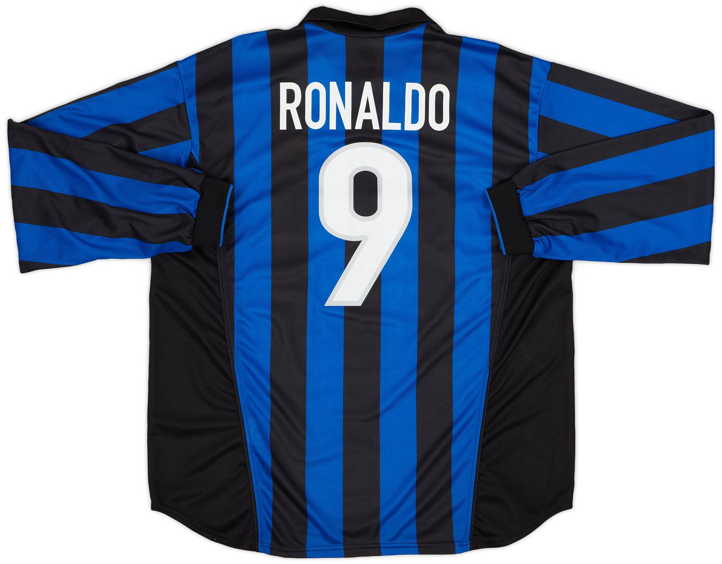 1998-99 Inter Milan Player Issue Home L/S Shirt Ronaldo #9