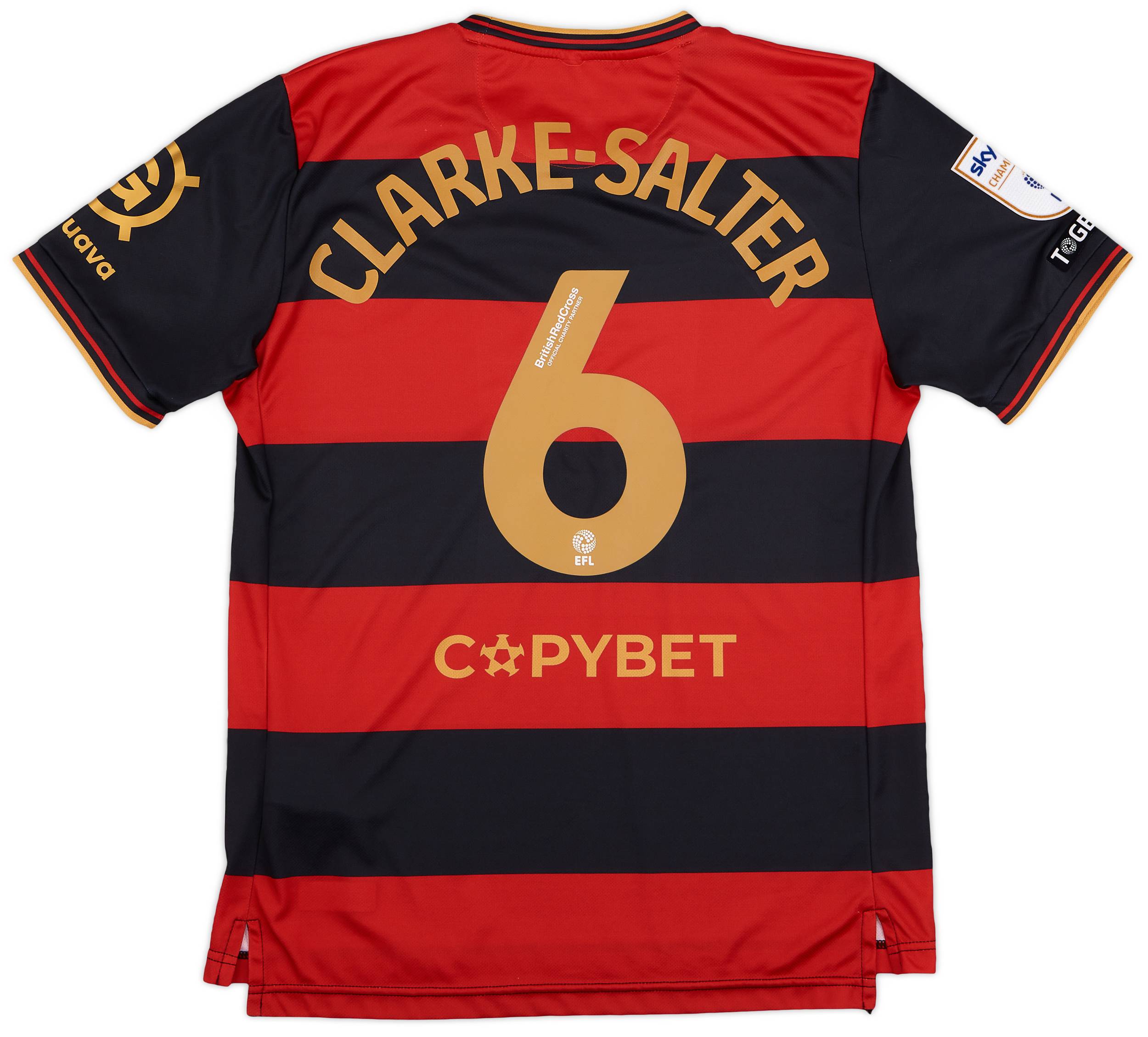 2023-24 QPR Match Issue Away Shirt Clarke-Salter #6