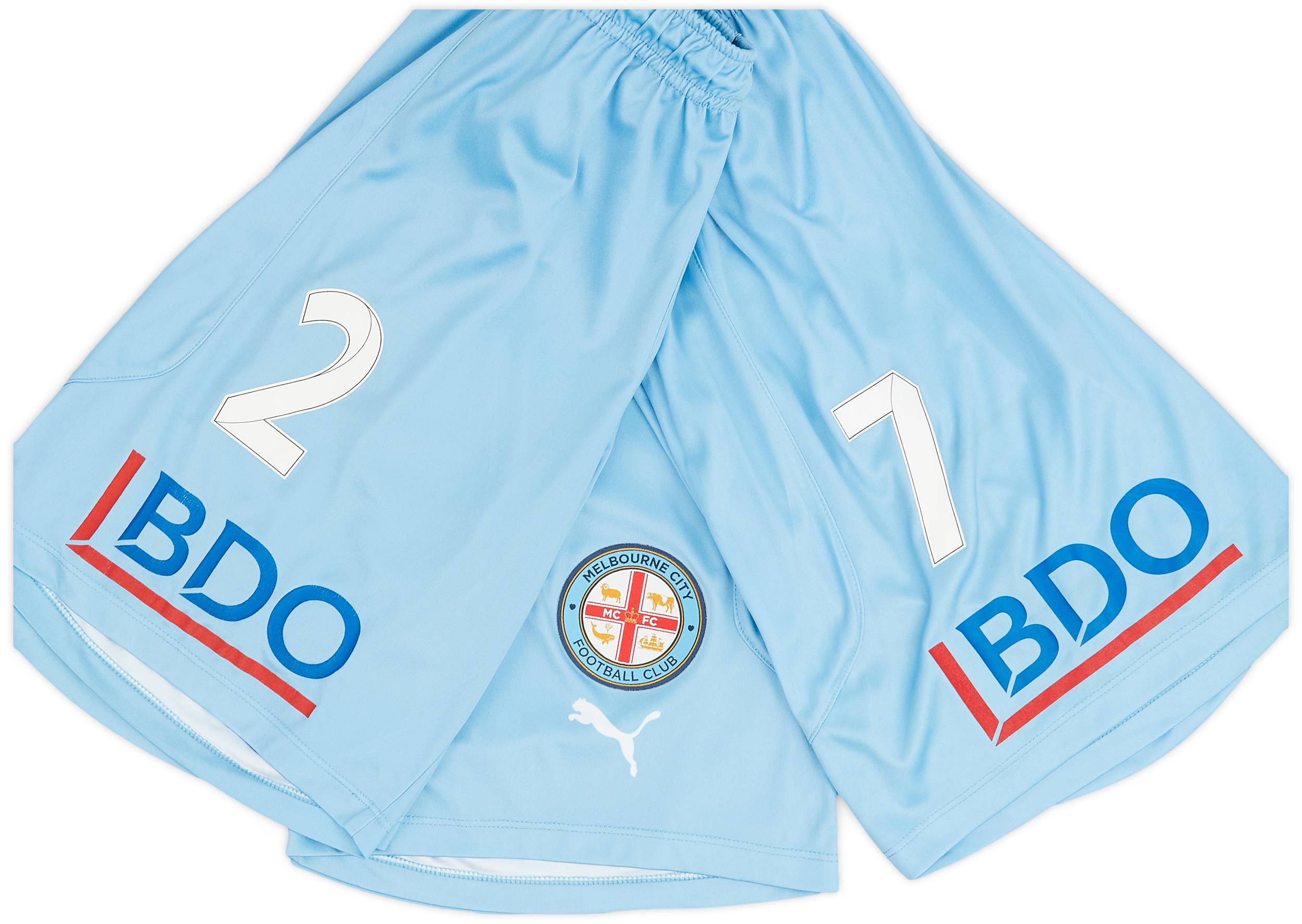 2020-21 Melbourne City Match Issue Home Shorts # - 3/10 - (L)