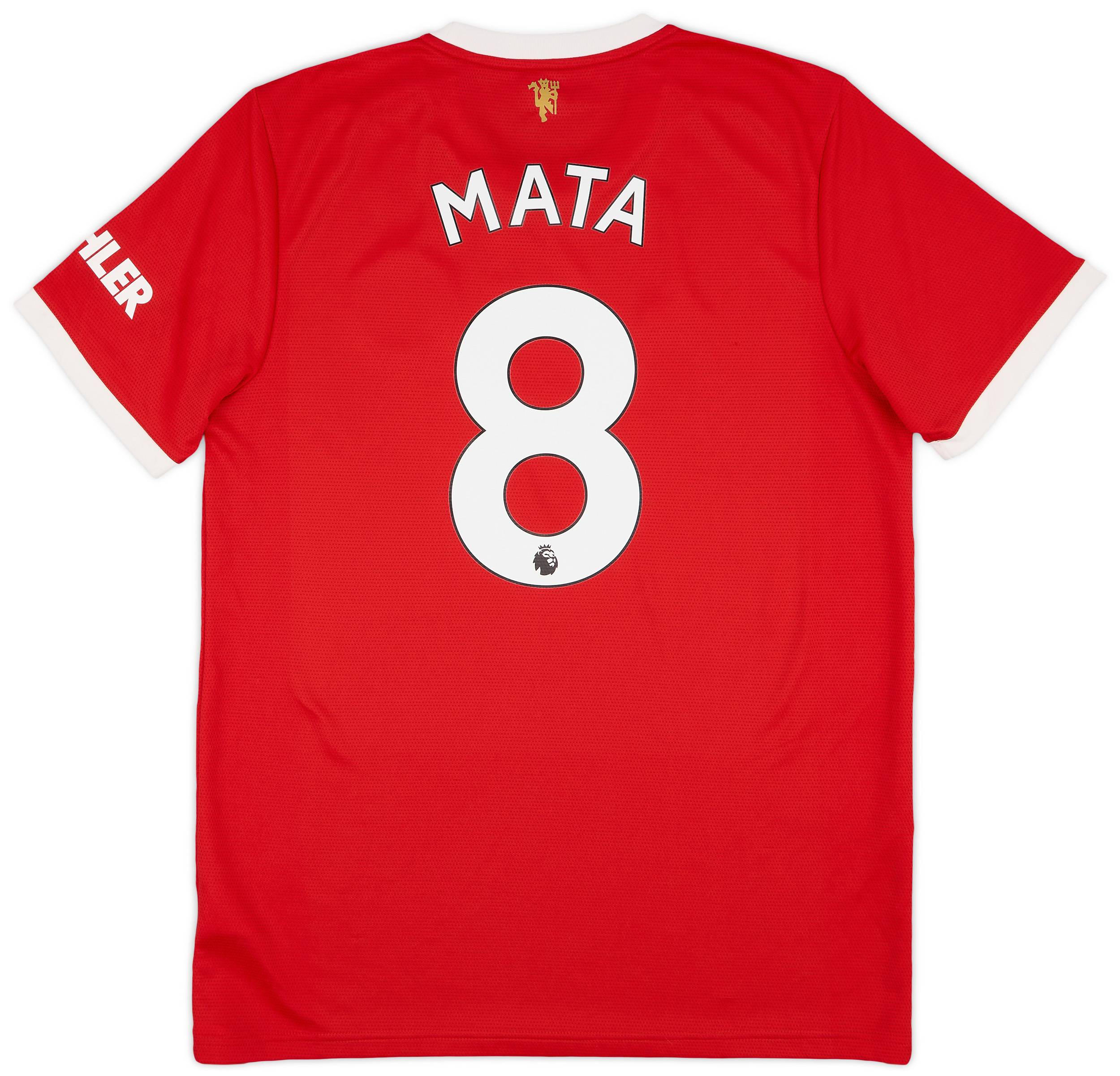 2021-22 Manchester United Home Shirt Mata #8 - 8/10 - (L)
