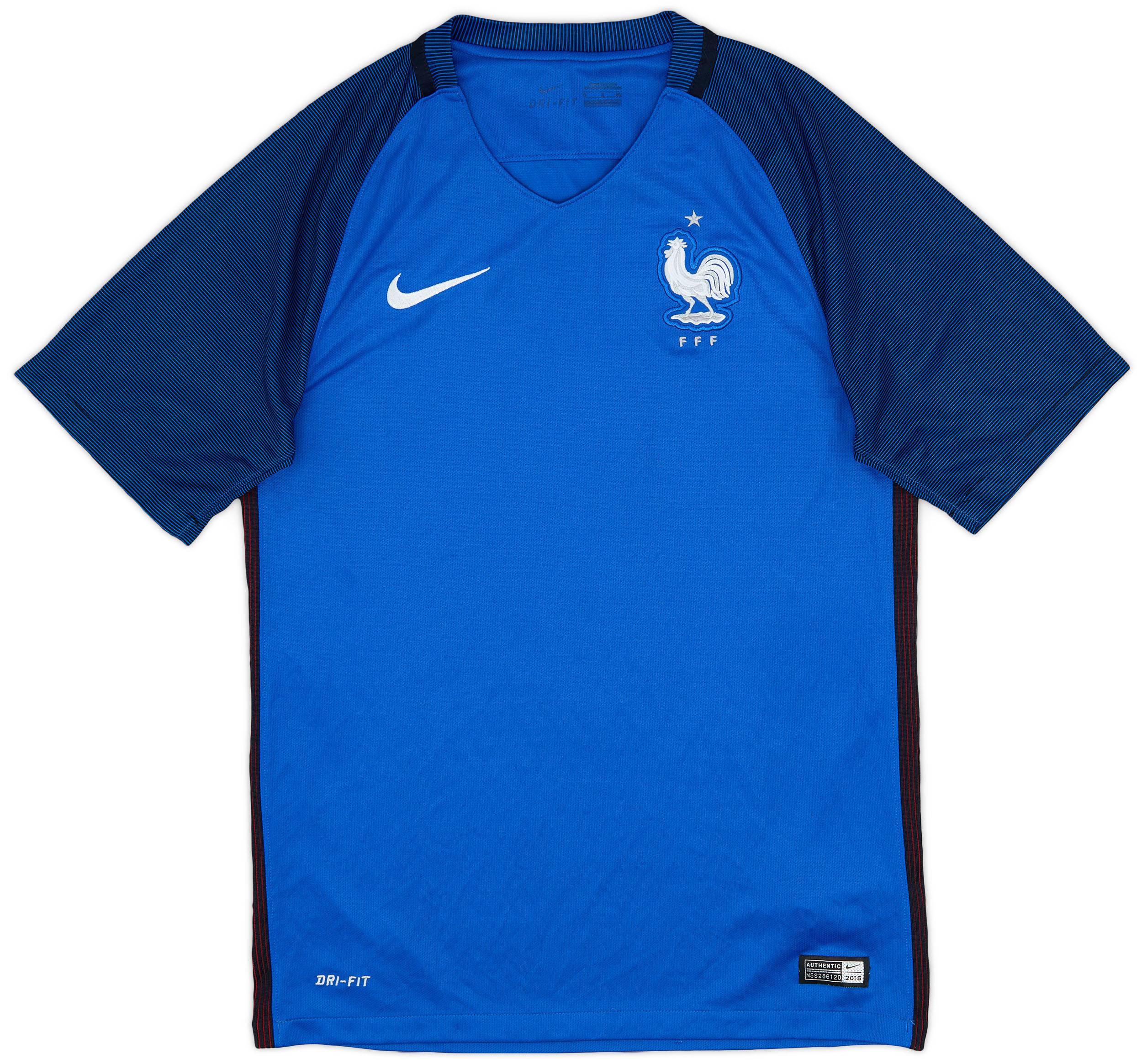 2016-17 France Home Shirt - 8/10 - (S)