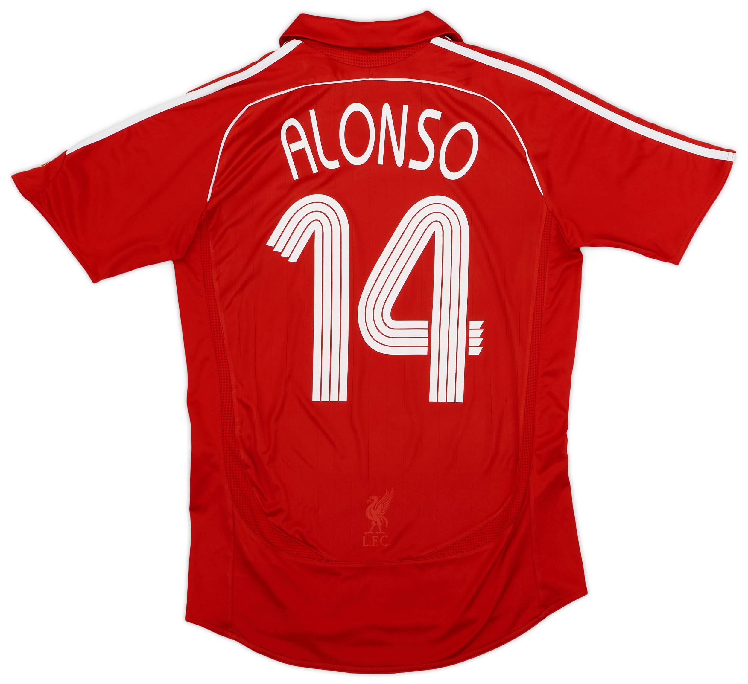 2006-08 Liverpool Home Shirt Alonso #14 - 5/10 - (S)