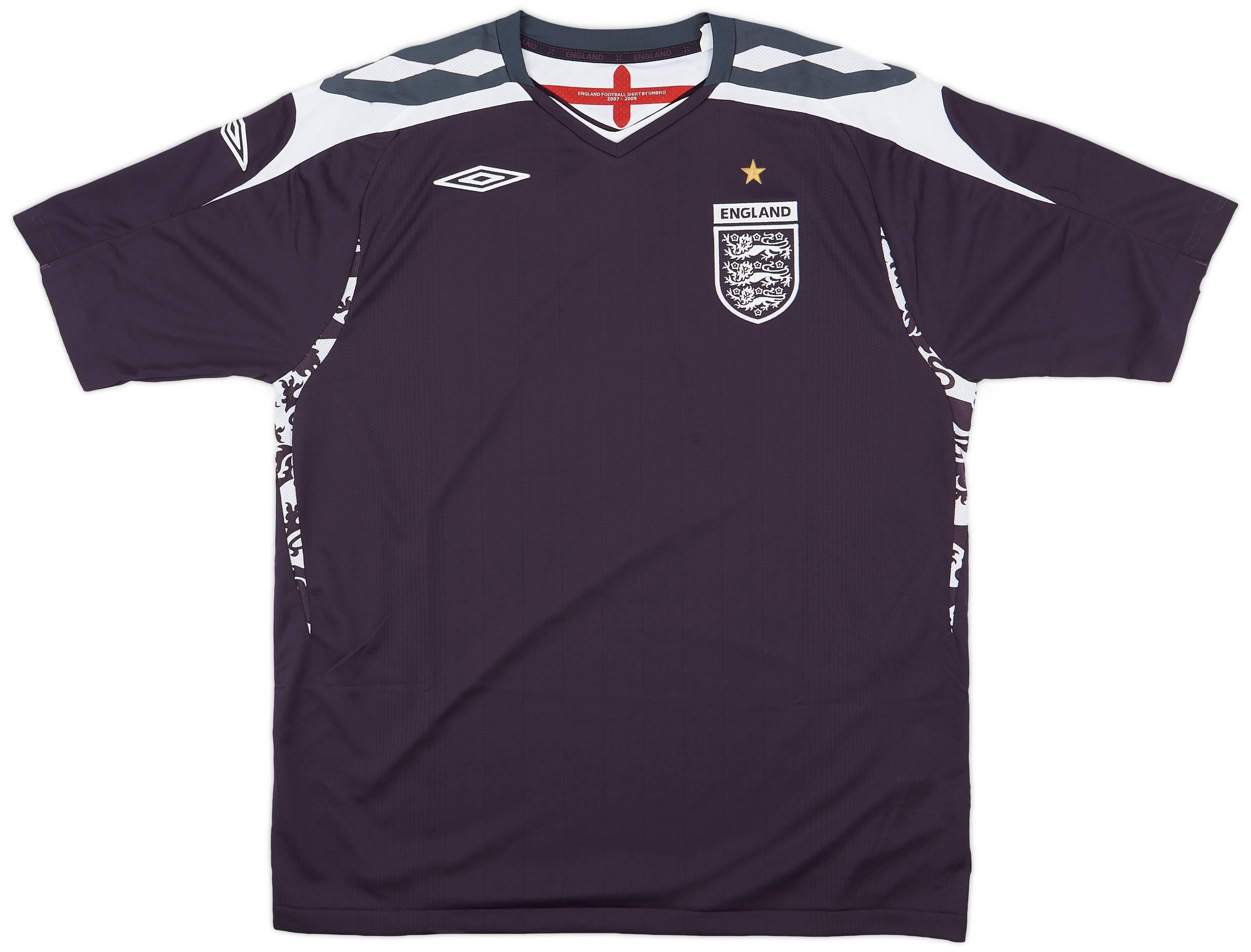 2007-09 England GK S/S Shirt - 8/10 - (XL)