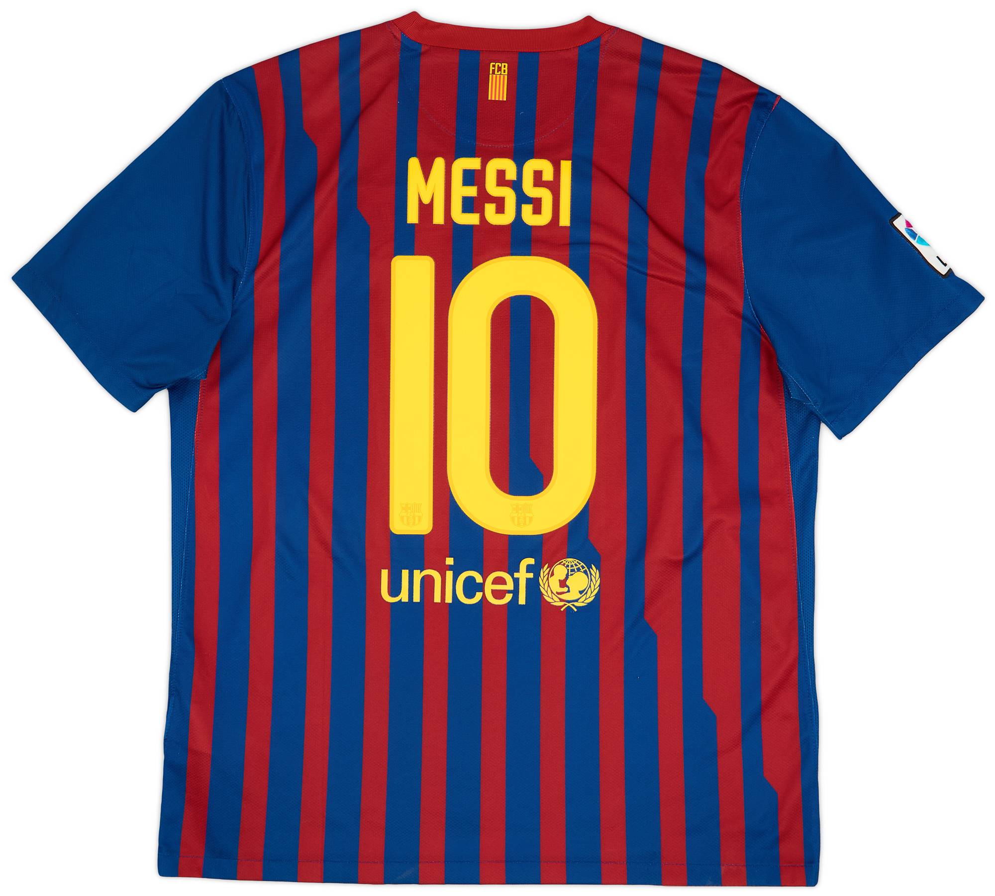 2011-12 Barcelona Home Shirt Messi #10 - 8/10 - (XL)