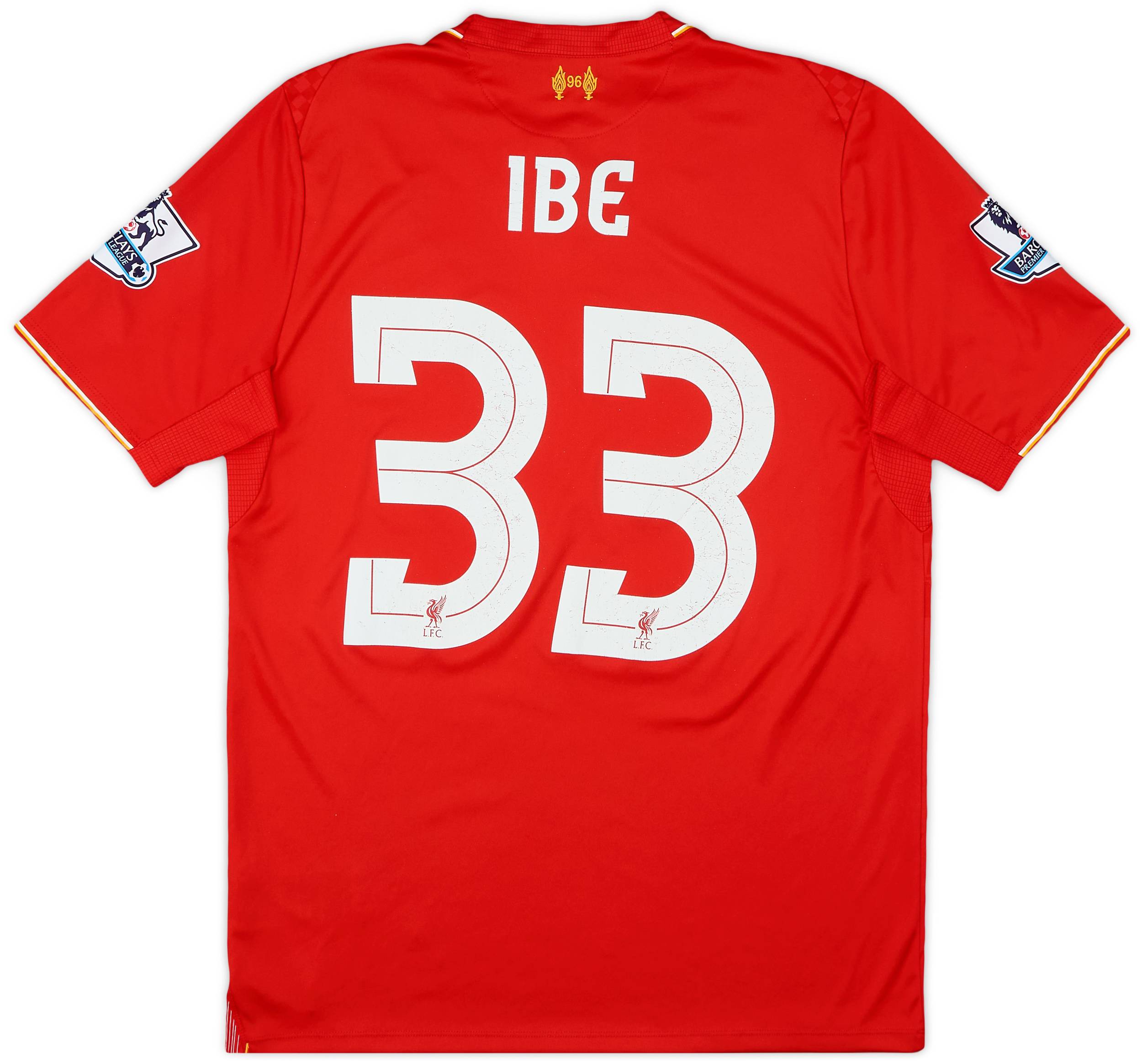 2015-16 Liverpool Home Shirt Ibe #33 - 7/10 - (M)