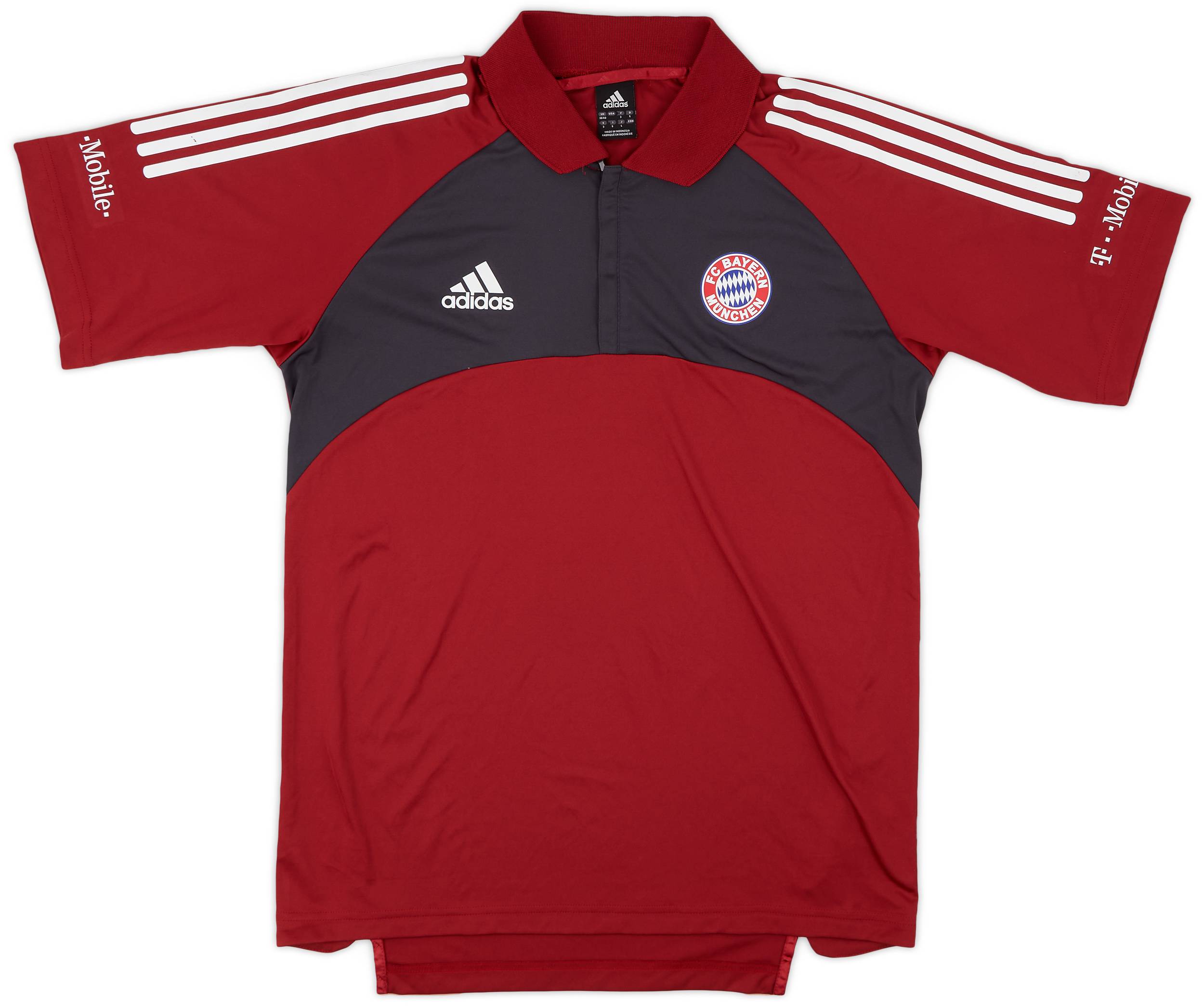 2002-03 Bayern Munich adidas 1/4 Zip Polo Shirt - 6/10 - (M)