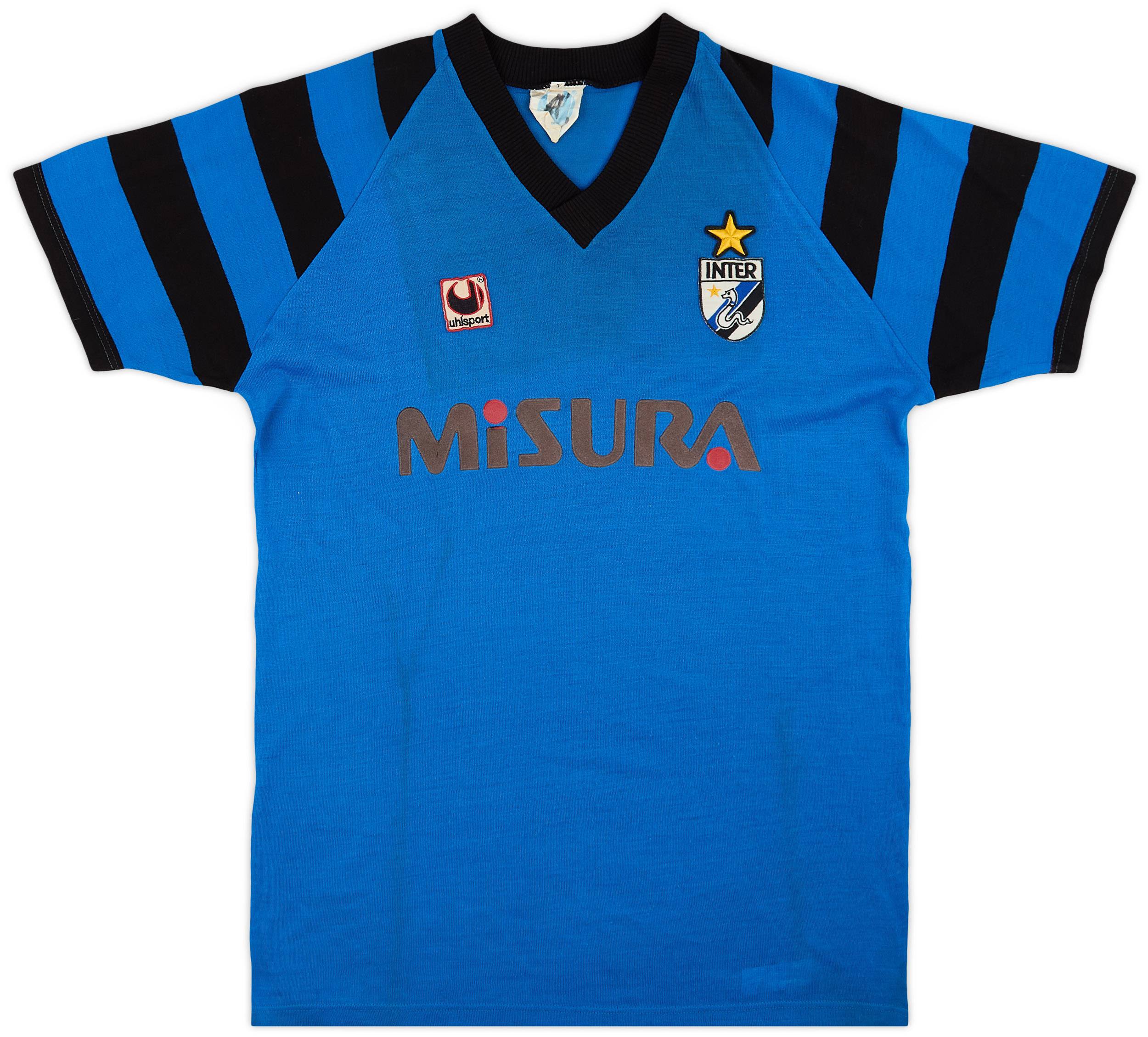 1990-91 Inter Milan Uhlsport Training Shirt - 7/10 - (L)