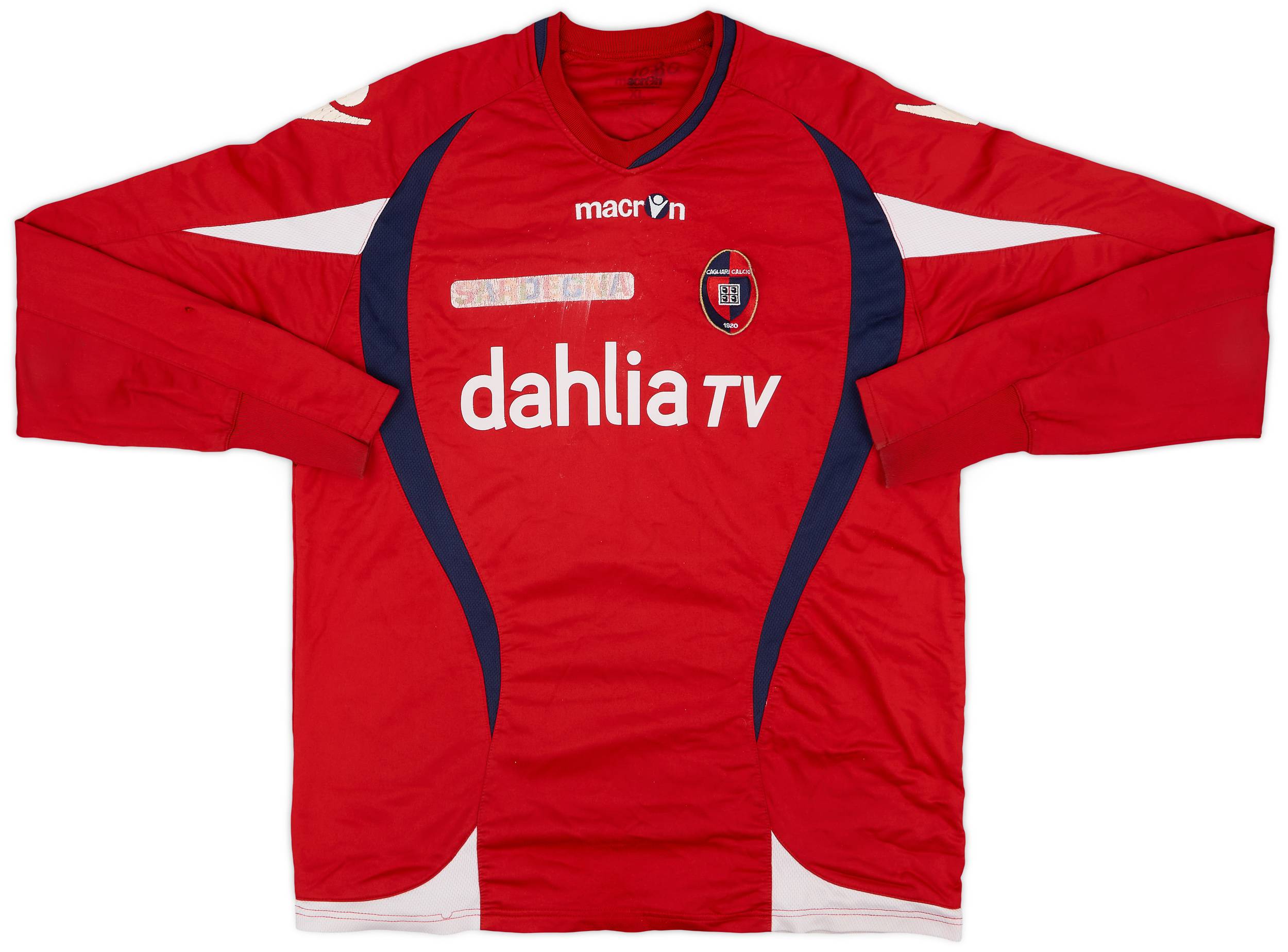 2010-11 Cagliari Macron Drill Top - 4/10 - (XL)
