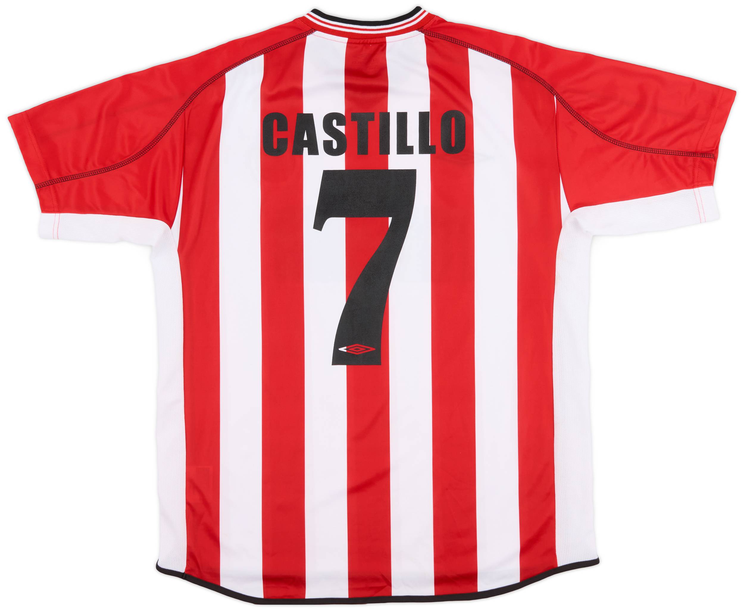 2002-03 Olympiakos Home Shirt Castillo #7 - 7/10