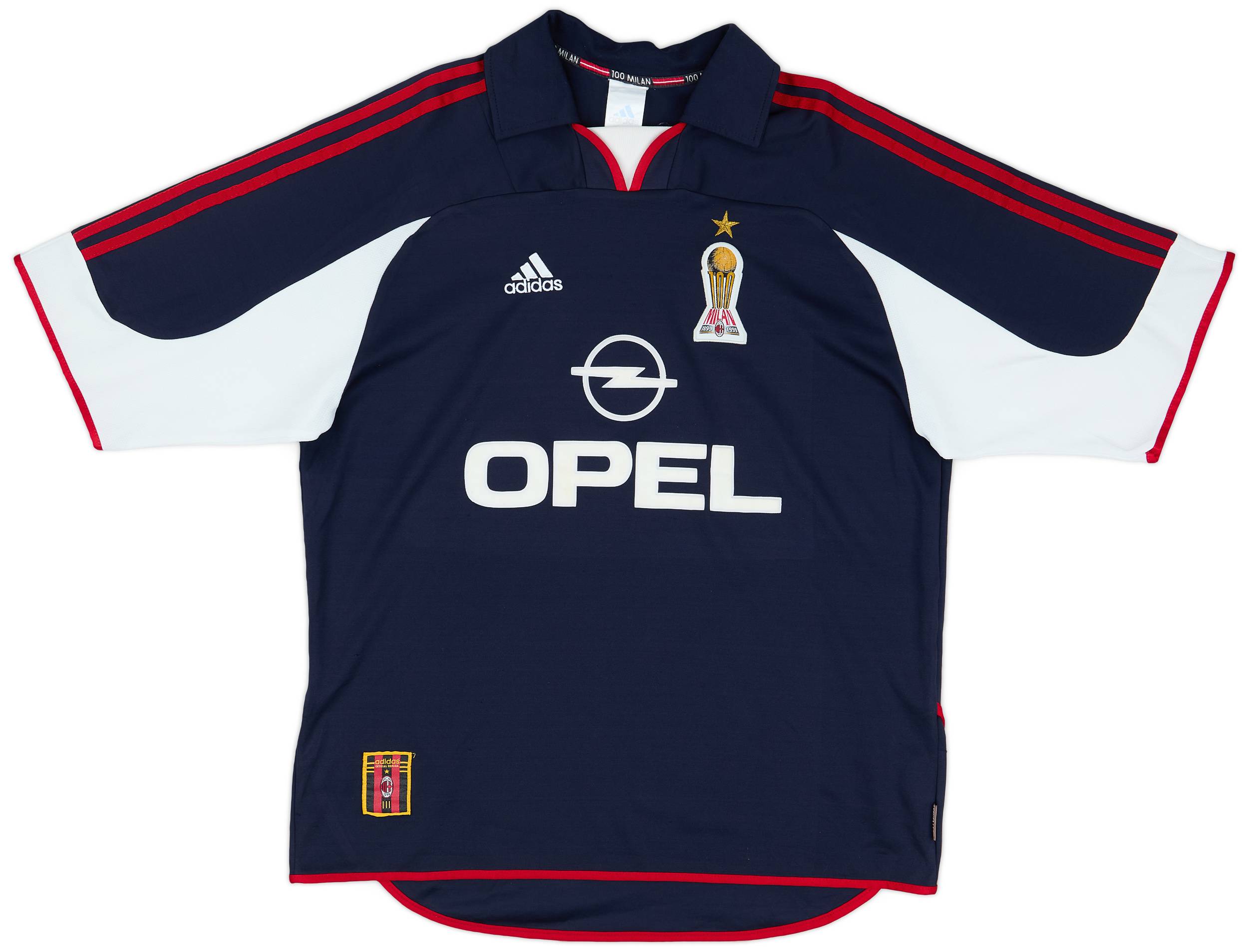 【人気急上昇】 Shirt Third Centenary Milan AC 1999-00 - (L) - 7/10 ウェア