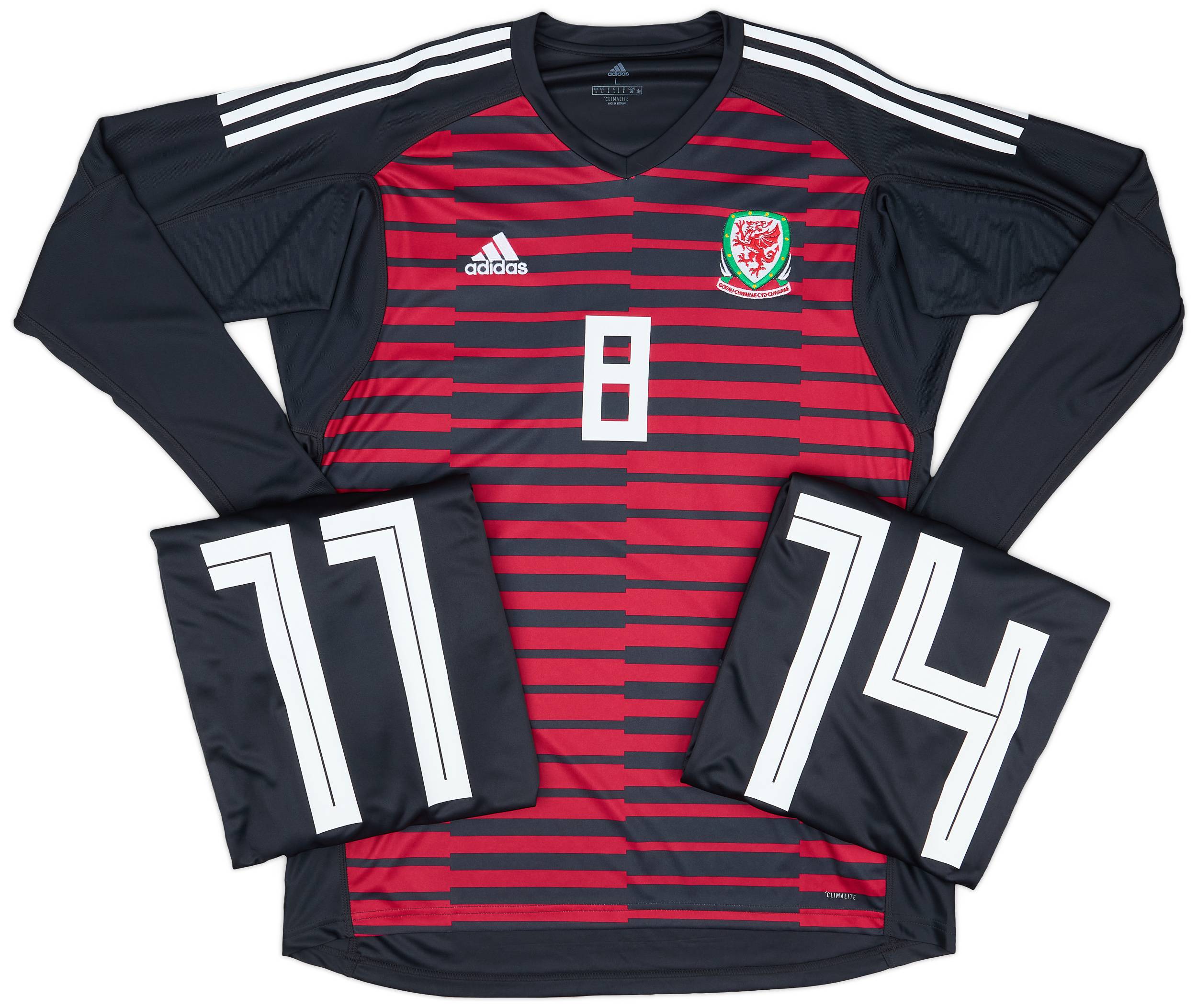2018-19 Wales Player Issue GK/Third Shirt # - 5/10