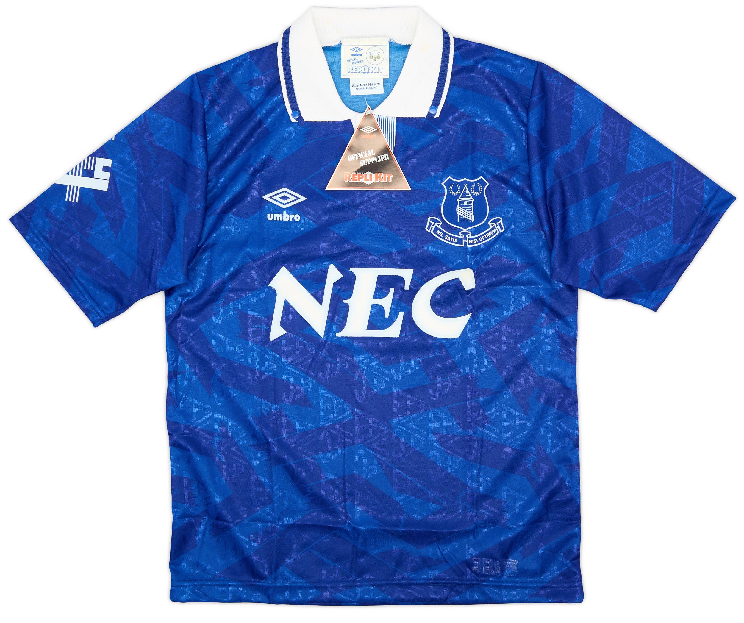 1991-93 Everton Home Shirt (S)