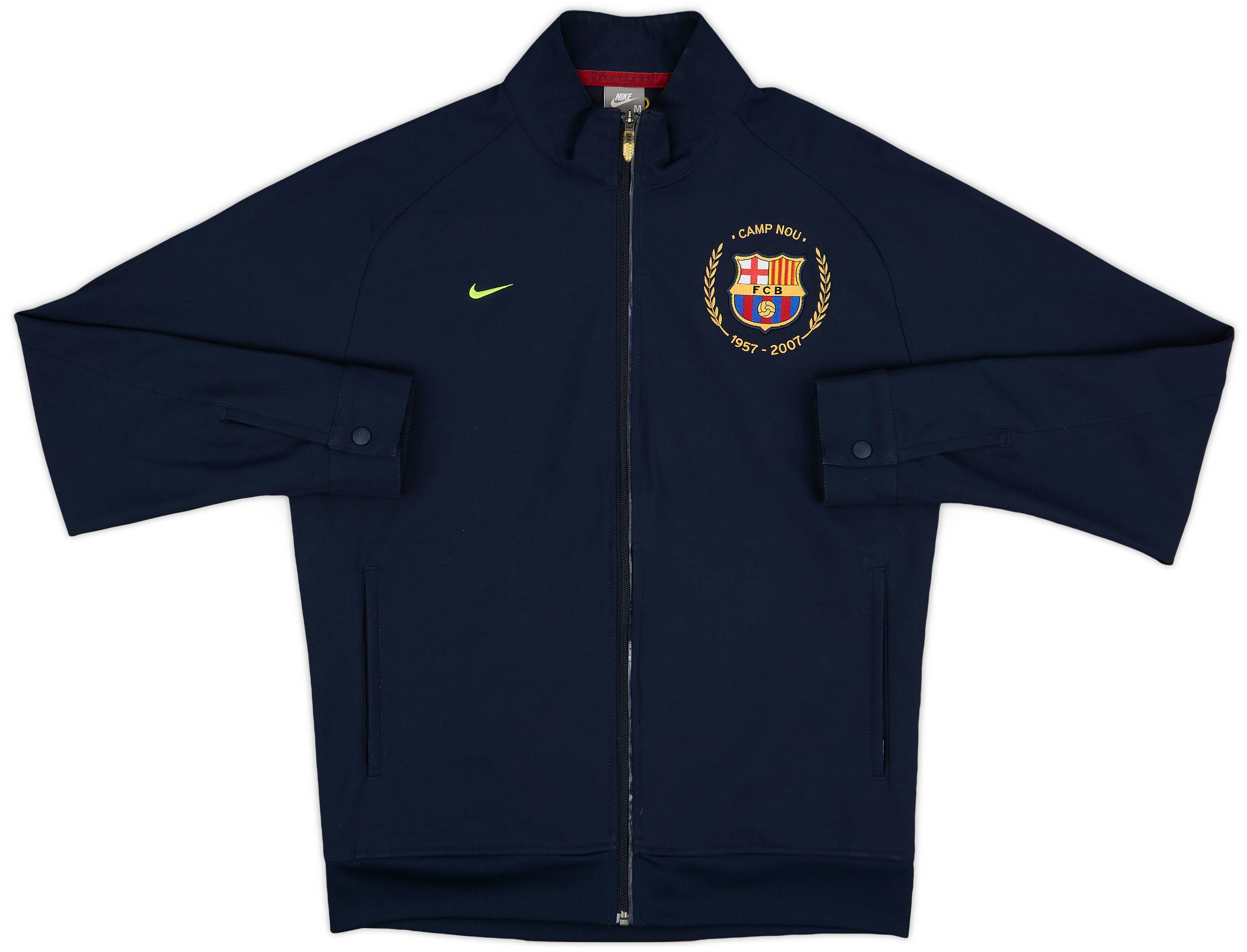 2007-08 Barcelona Nike 'Anniversary' Track Jacket - 8/10 - (M)