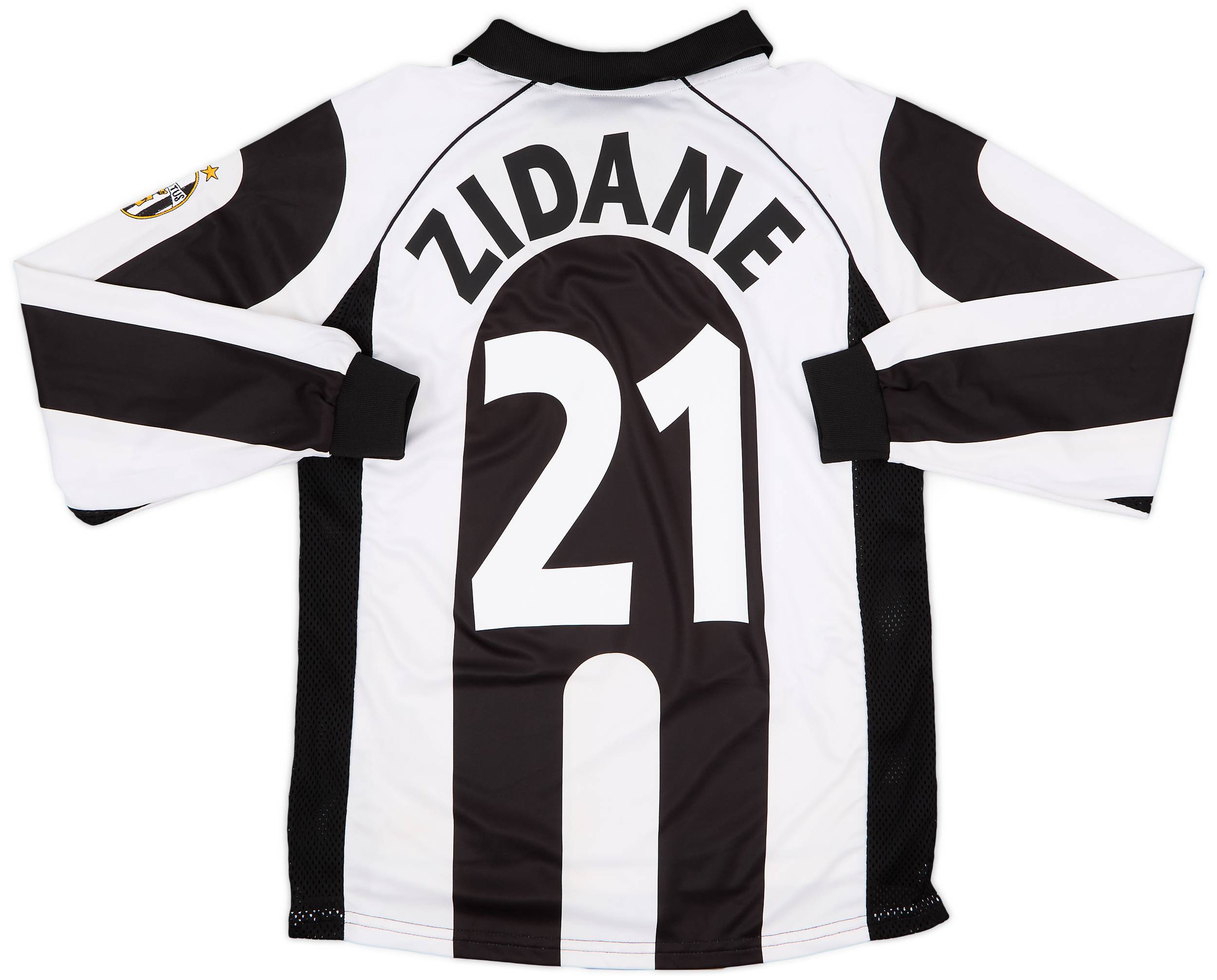 最安値級価格 1997-98 Juventus Centenary Home L/S Shirt Zidane #21 (S) ウェア