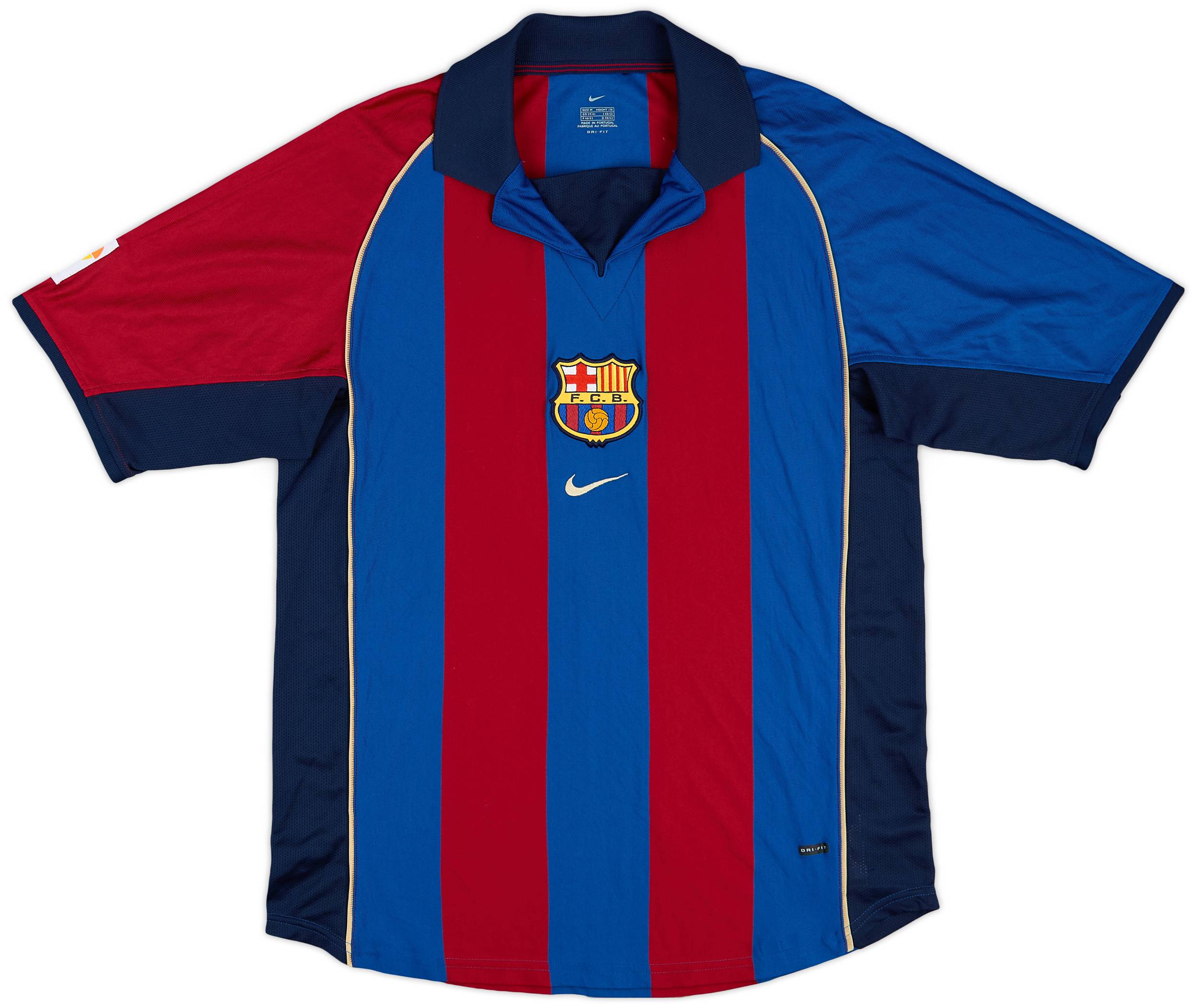 2001-02 Barcelona Home Shirt Xavi #6 - 10/10 - (M)