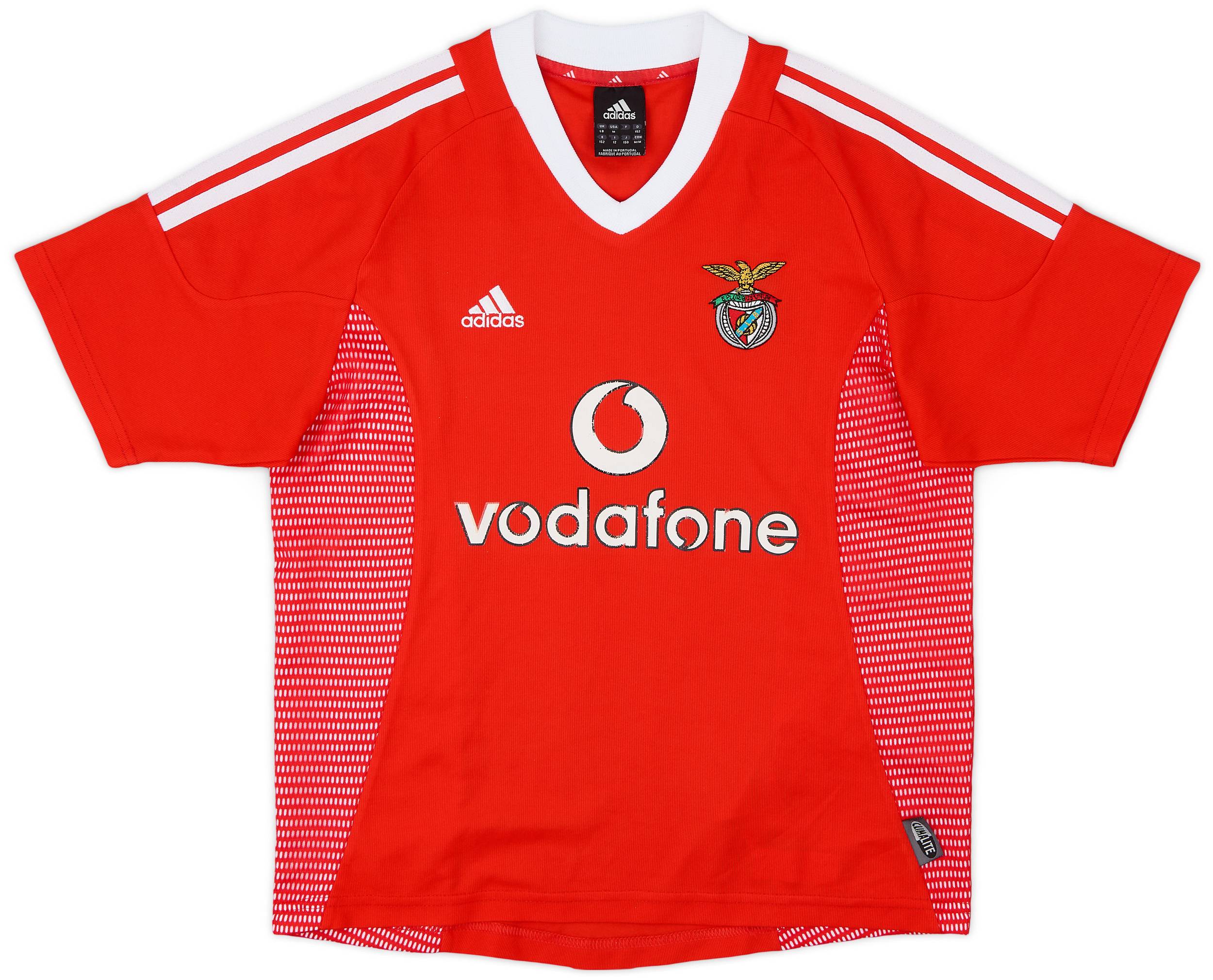 2002-03 Benfica Home Shirt - 7/10 - (L.Boys)