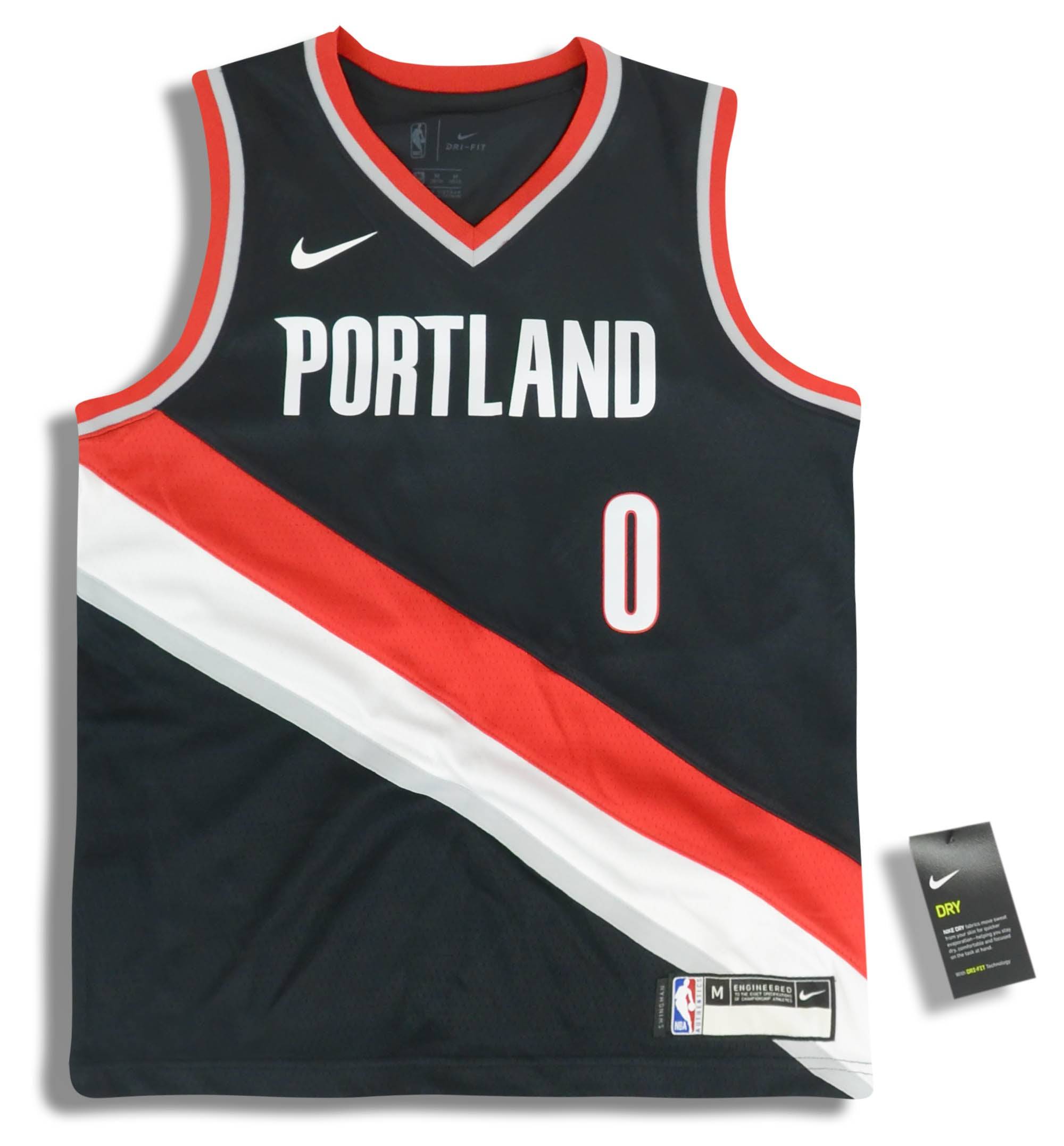 2018-19 Portland Trail Blazers Lillard #0 Nike Swingman Jersey (Away) Y - W/Tags