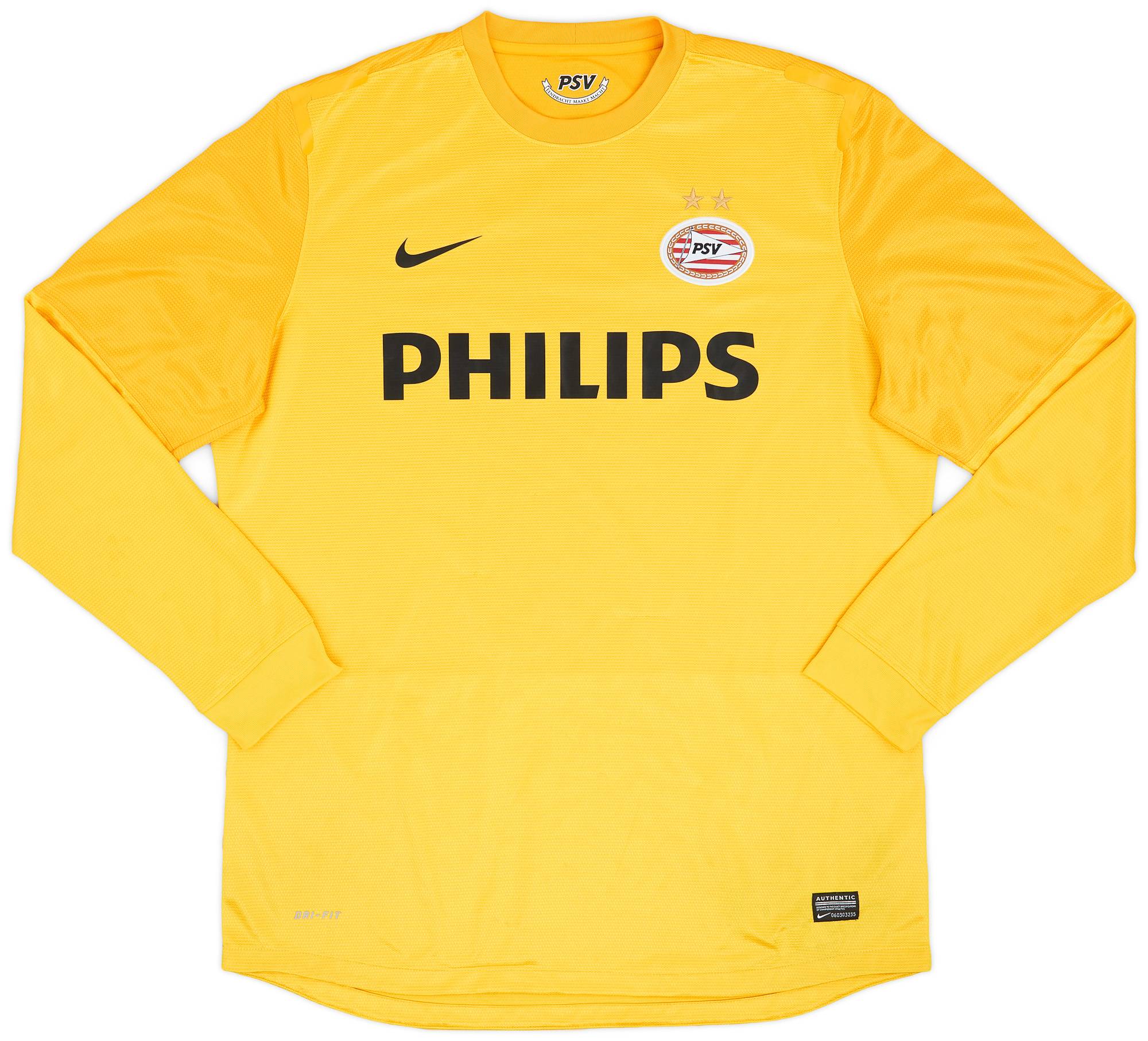 2012-13 PSV Player Issue GK Shirt - 8/10 - (XXL)