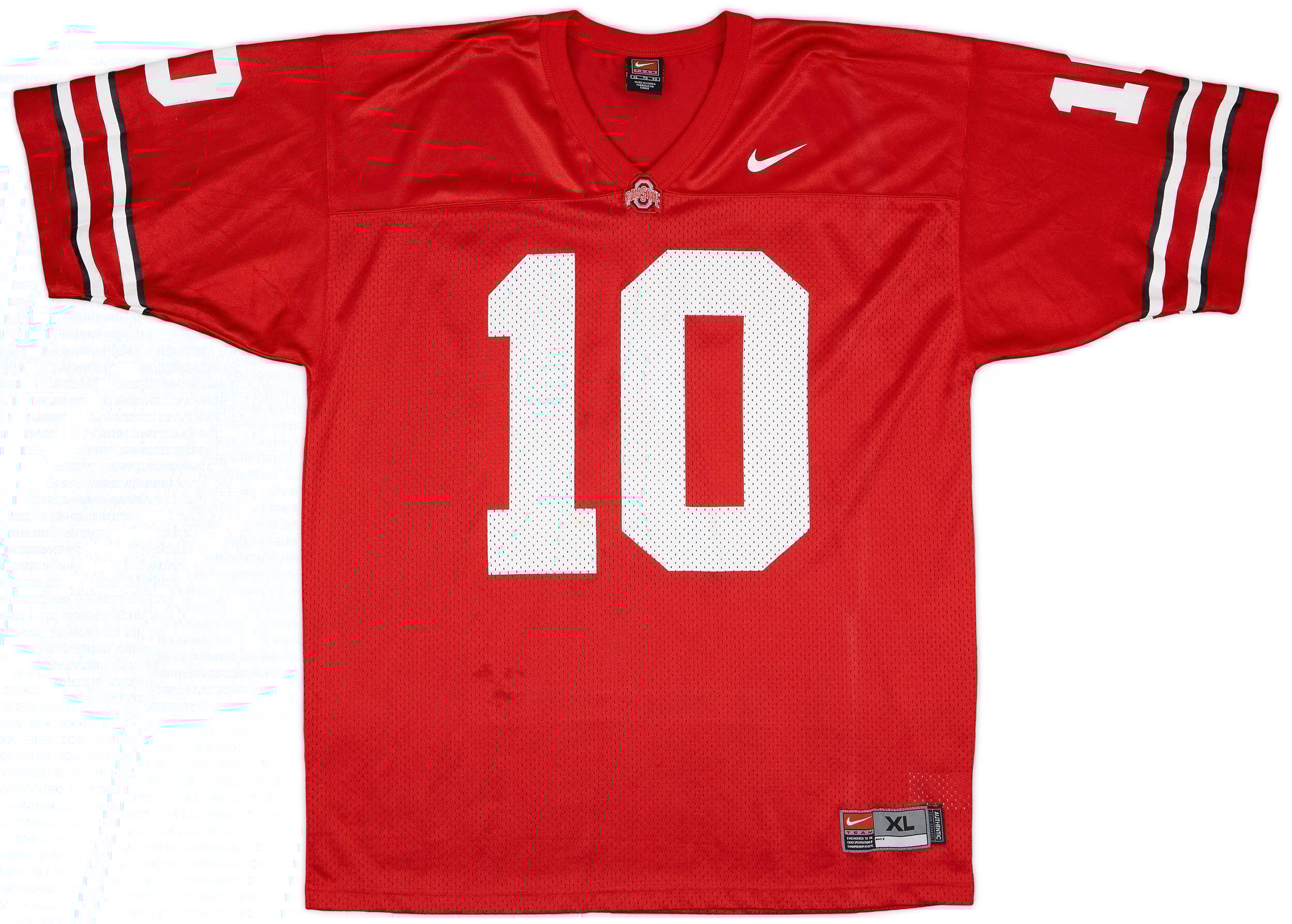 2003-06 Ohio State Buckeyes Smith #10 Nike Home Jersey - 6/10 - (XL)
