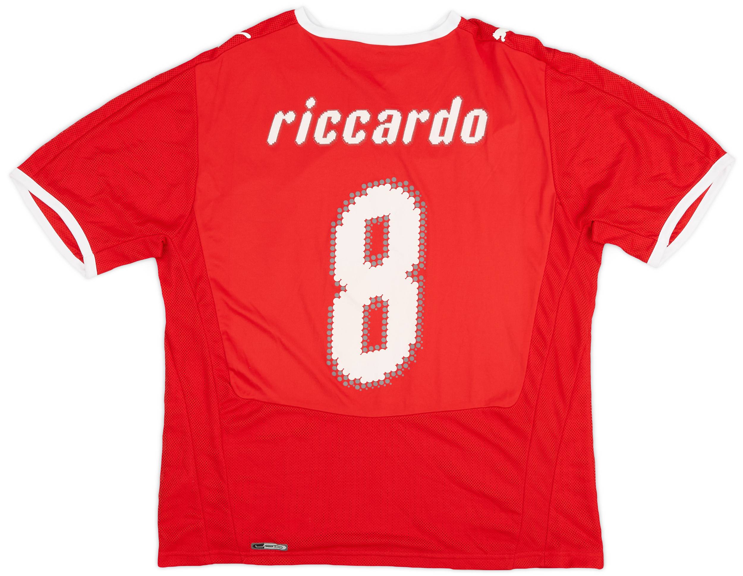 2008-10 Switzerland Home Shirt Ricardo #8 - 9/10 - (L)