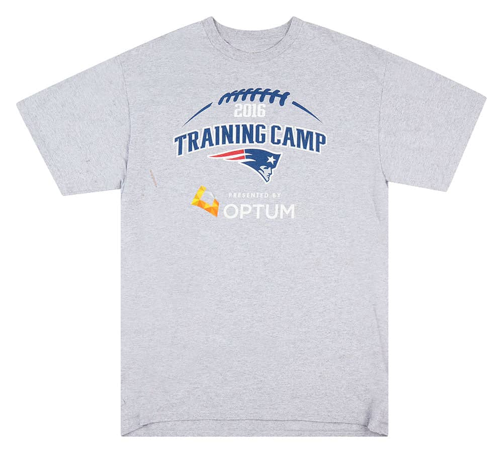 2016 New England Patriots Training Camp Majestic Tee L