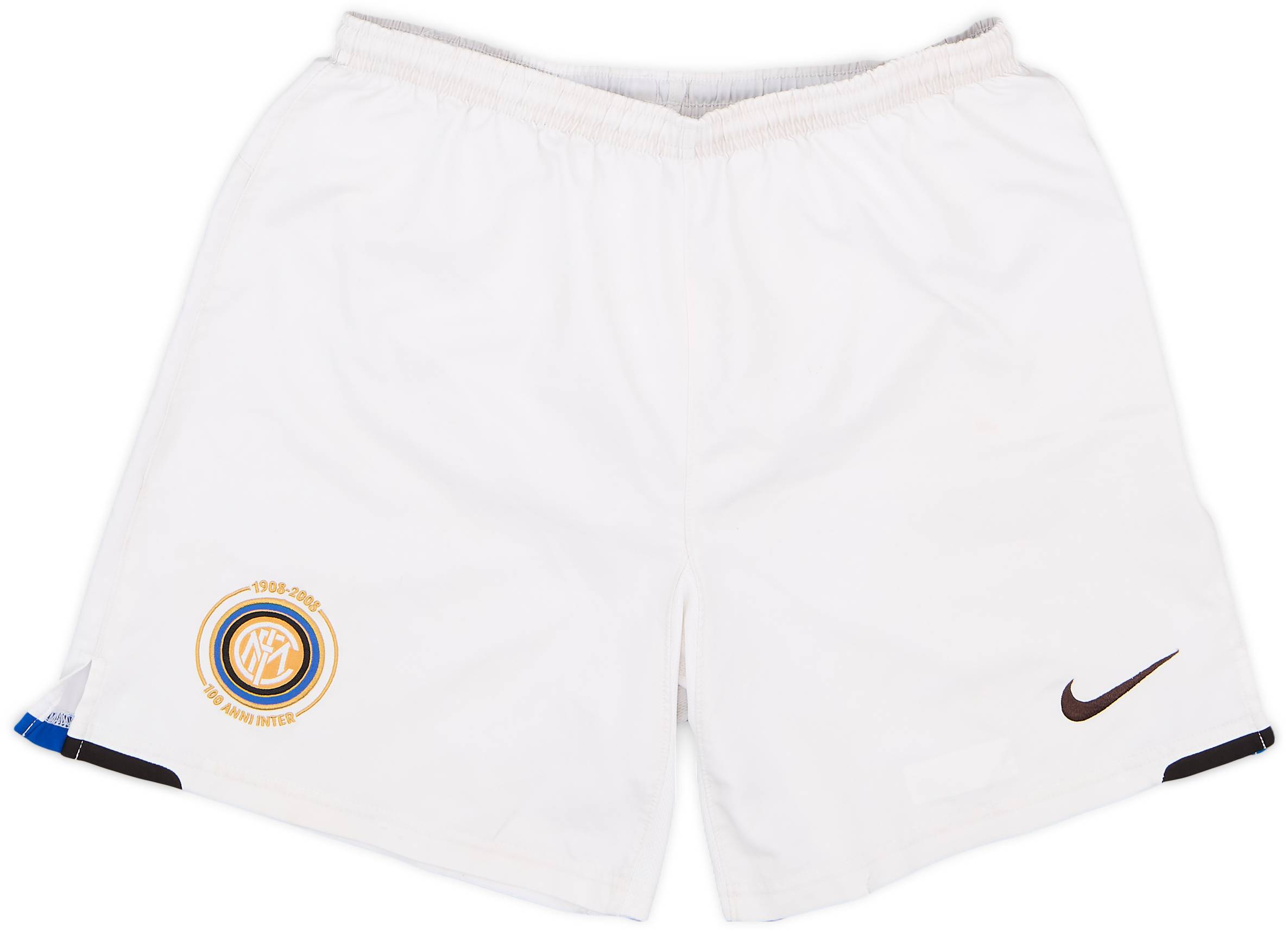 2007-08 Inter Milan Home Shorts - 4/10 - (L.Boys)