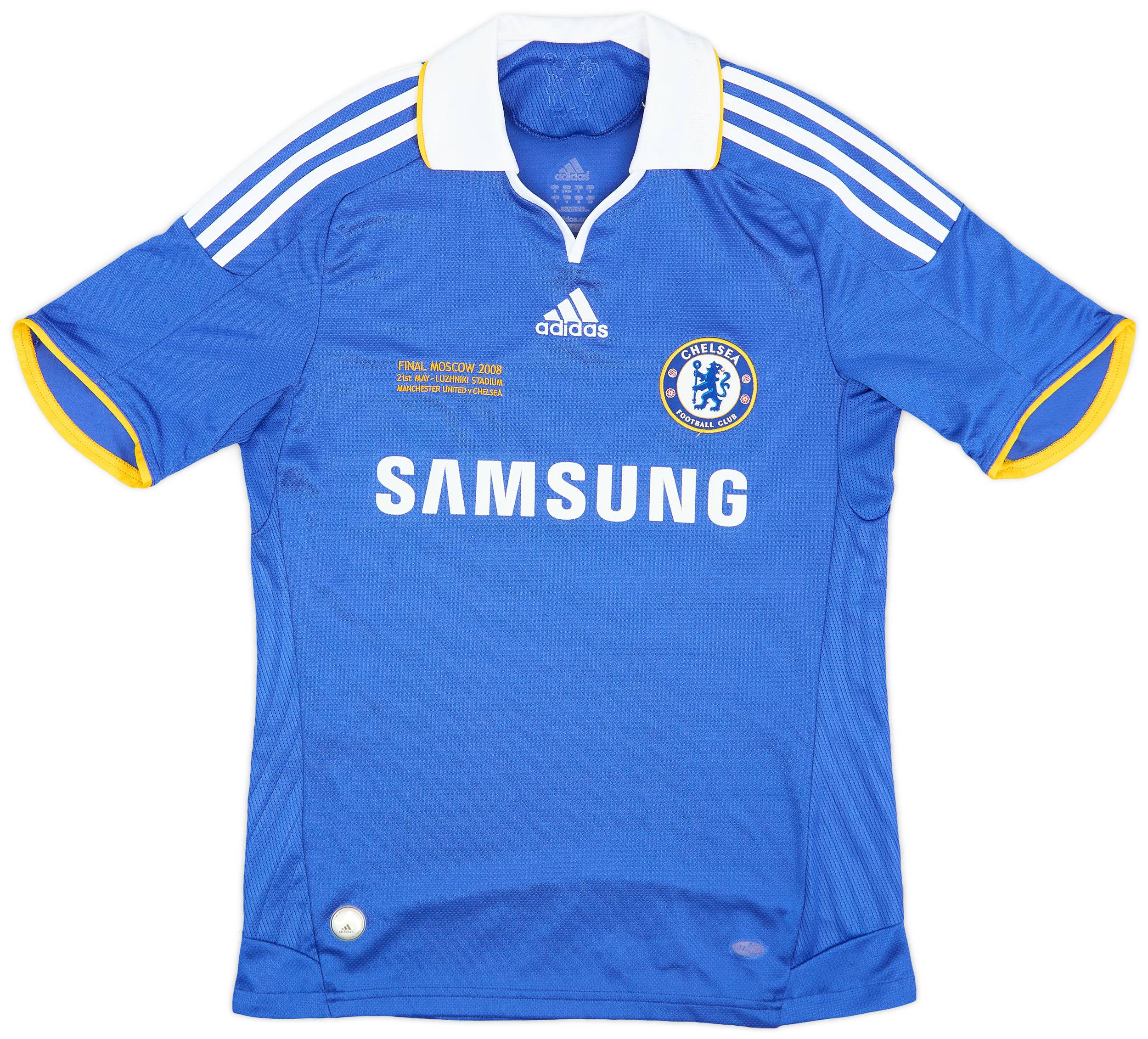 2008-09 Chelsea 'Final Moscow 2008' Home Shirt - 8/10 - (S)