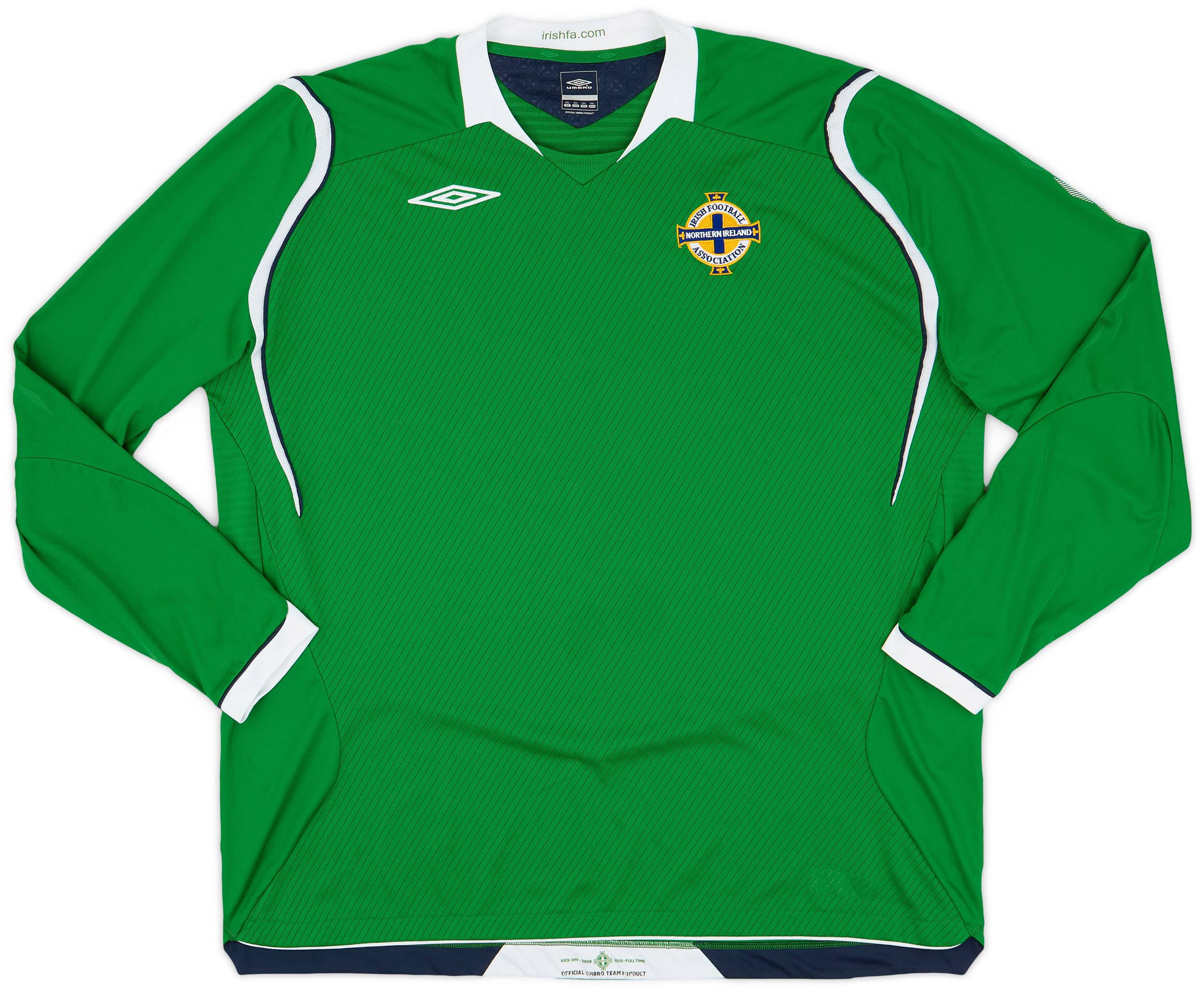 2008-10 Northern Ireland Home L/S Shirt - 9/10 - (3XL)