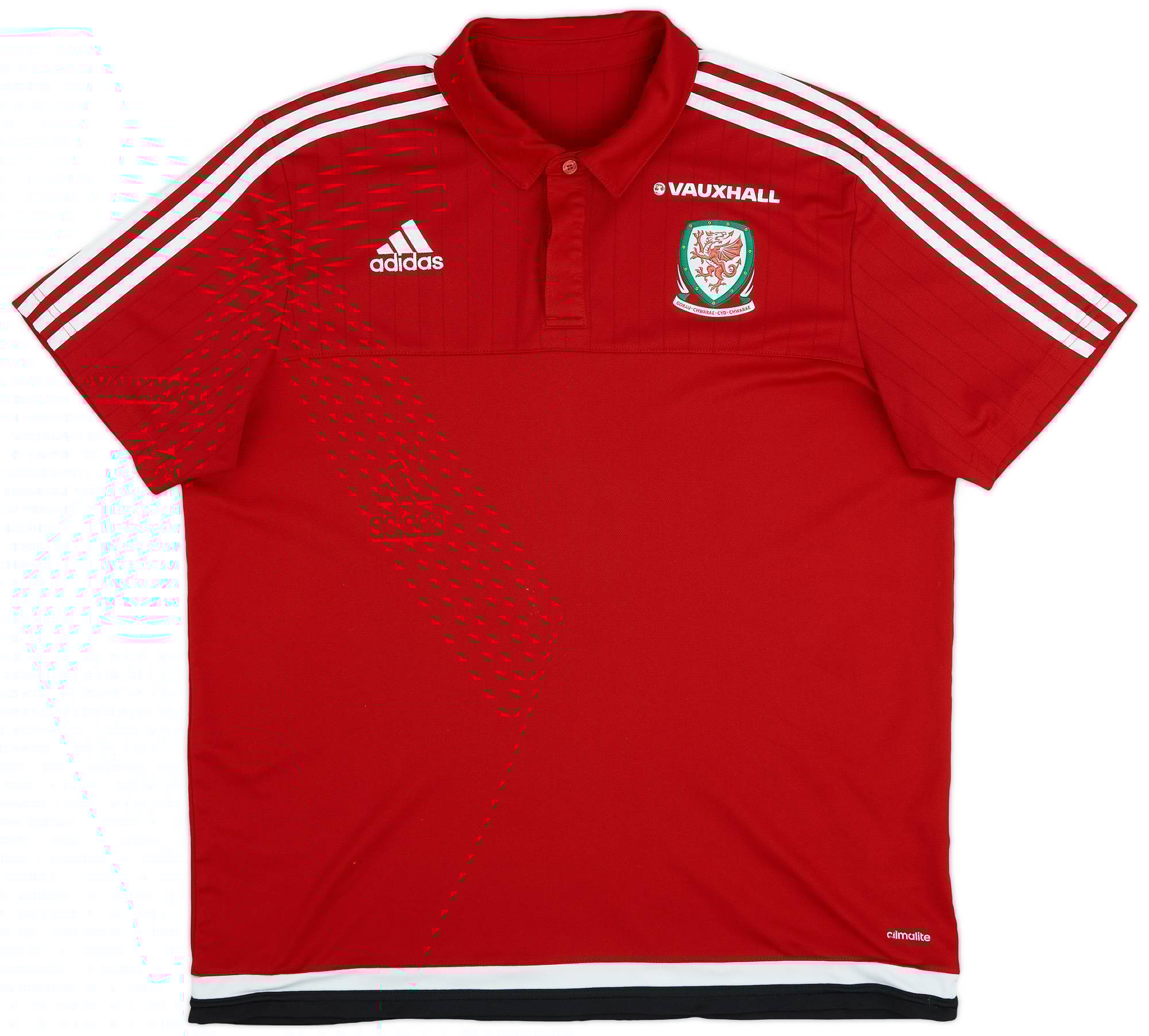 2016-17 Wales adidas Polo Shirt - 8/10 - (XL)
